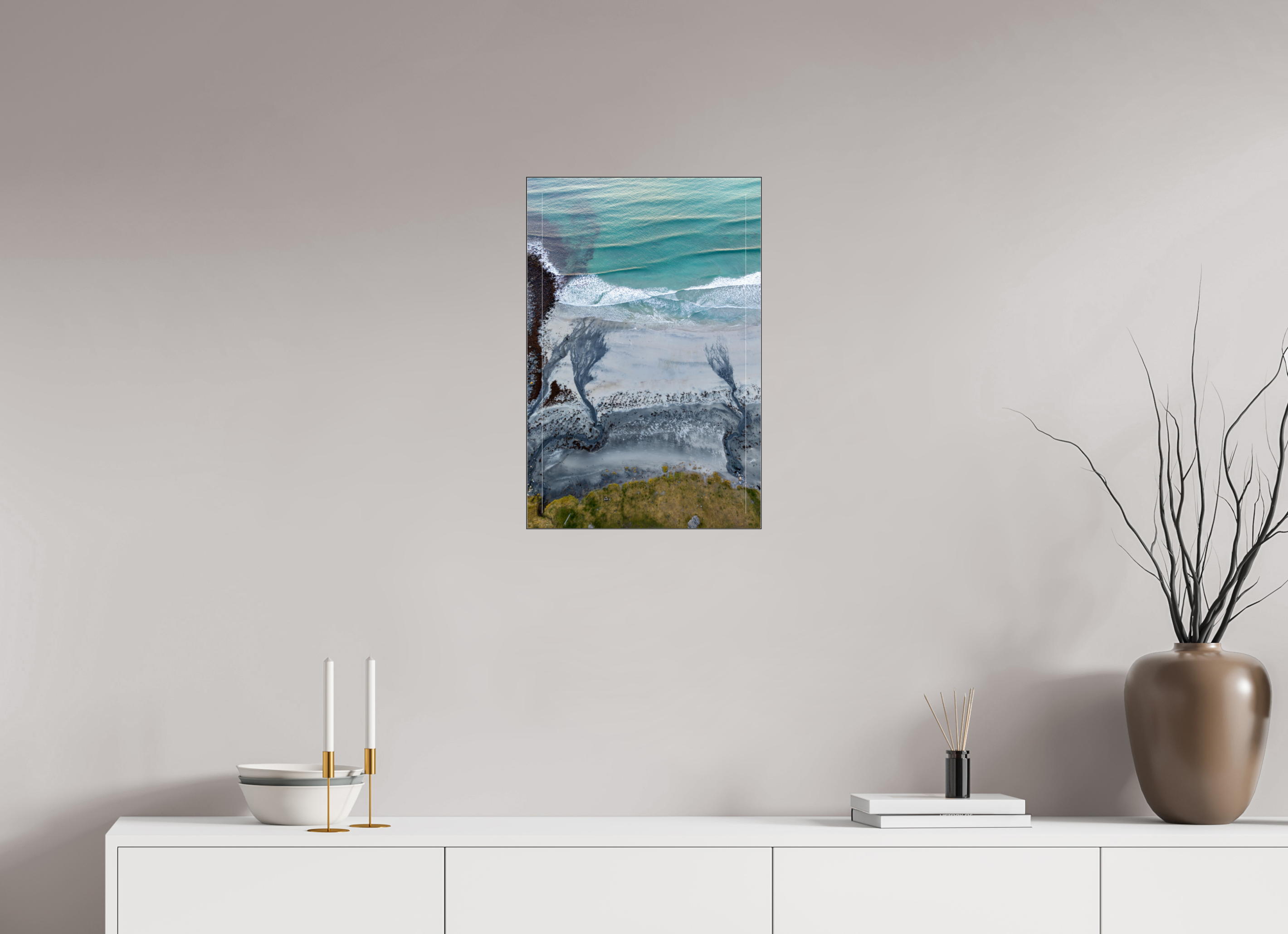 40 x 60 cm, Foto-Abzug hinter Acrylglas glänzend Coastal Harmony