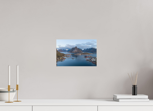 30 x 20 cm, Fine-Art Matt Between Sea and Peaks