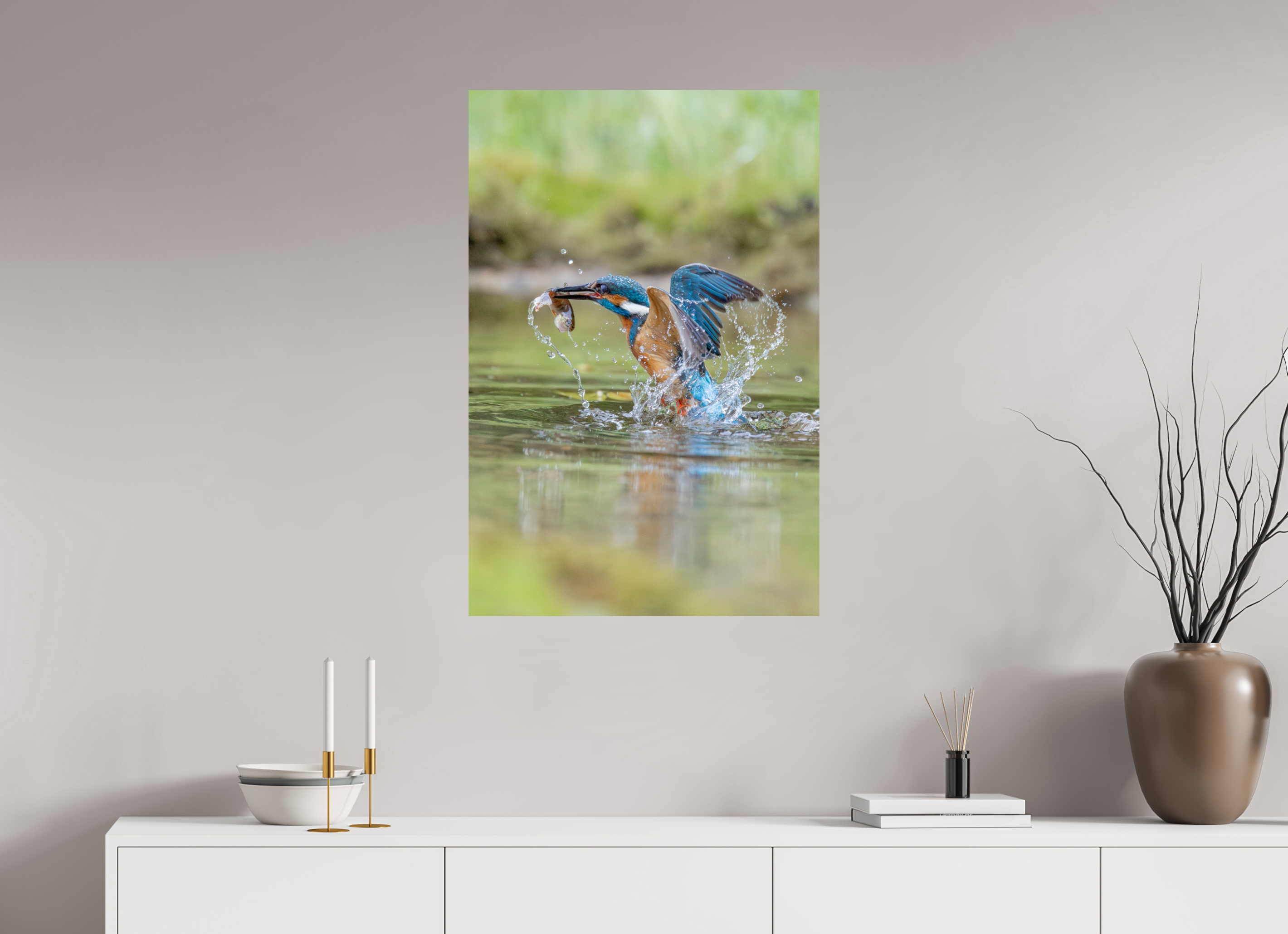 60 x 90 cm, Fine Art Print auf Alu-Dibond Catch of the Day