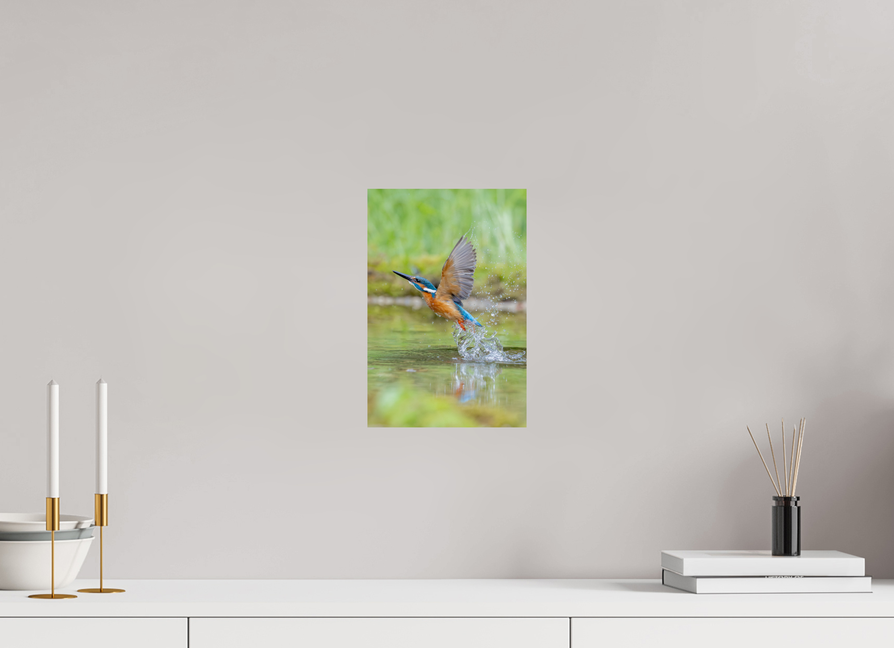 20 x 30 cm, Fine Art Print auf Alu-Dibond Splash of Freedom