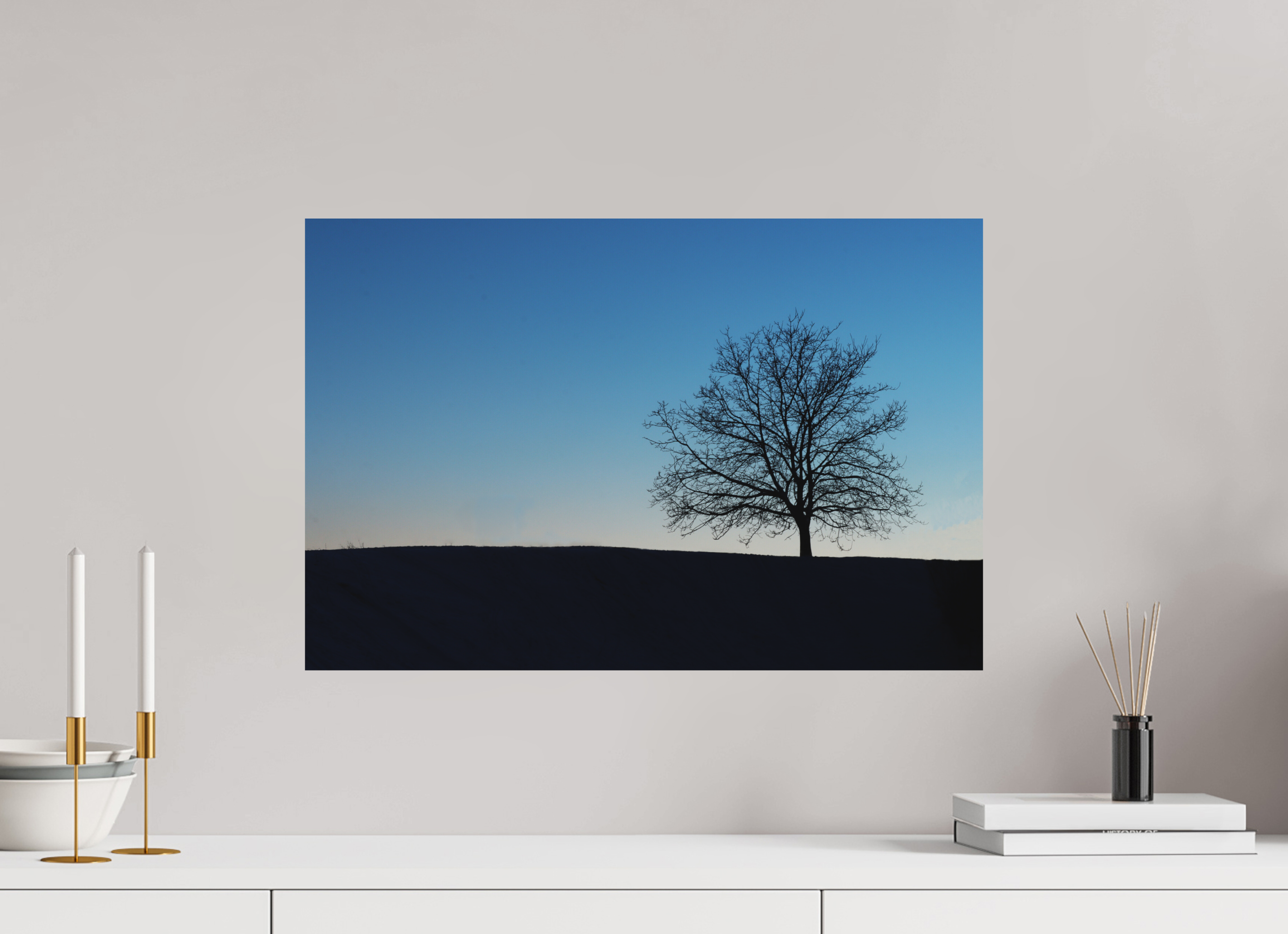 60 x 40 cm, Fine-Art Matt Lonely Tree