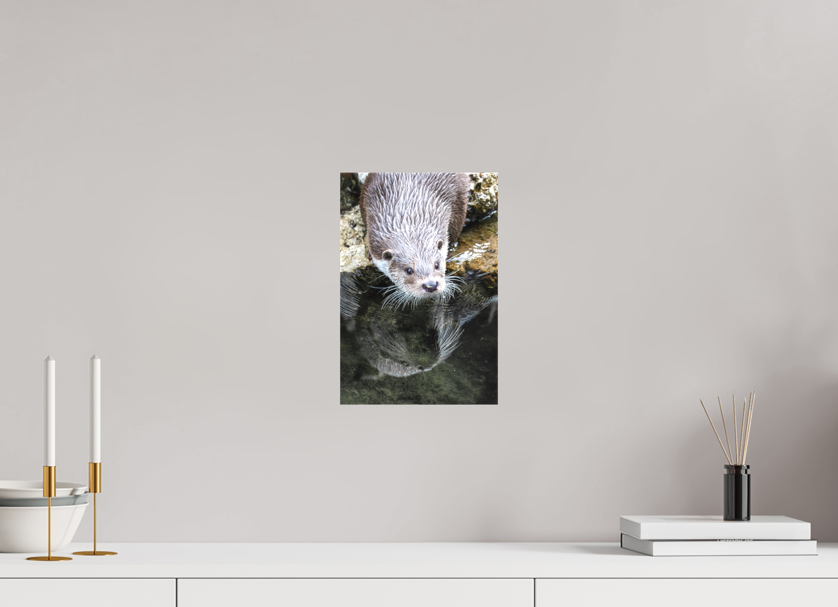 20 x 30 cm, Leinwand Otter Serenity
