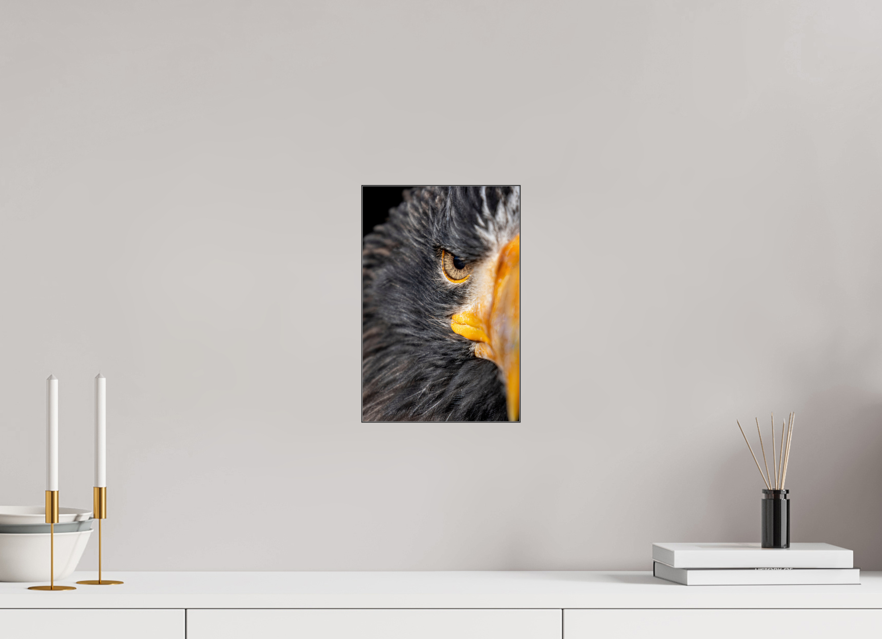 20 x 30 cm, Foto-Abzug hinter Acrylglas glänzend Piercing Gaze