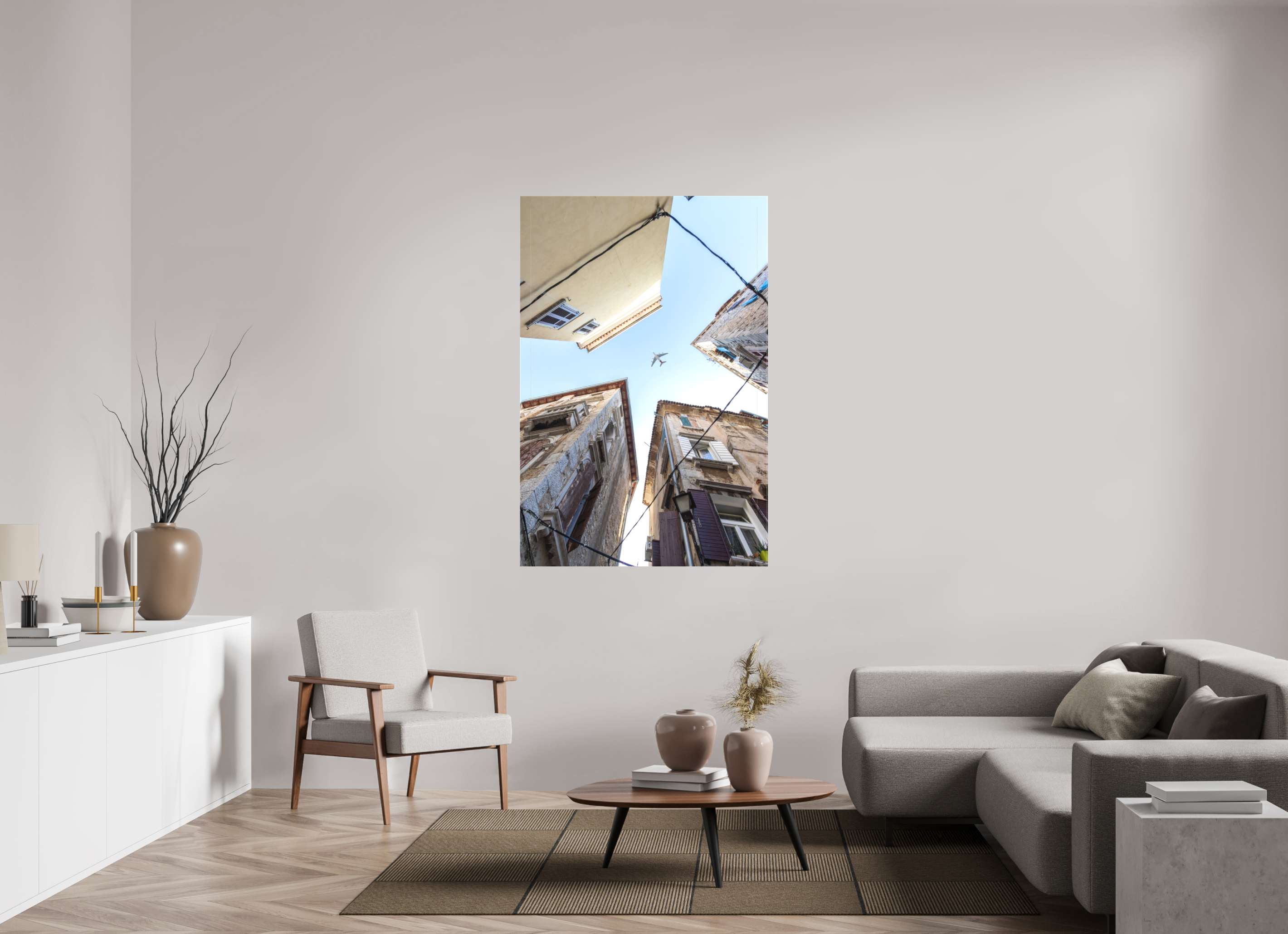 100 x 150 cm, Leinwand Urban Flight