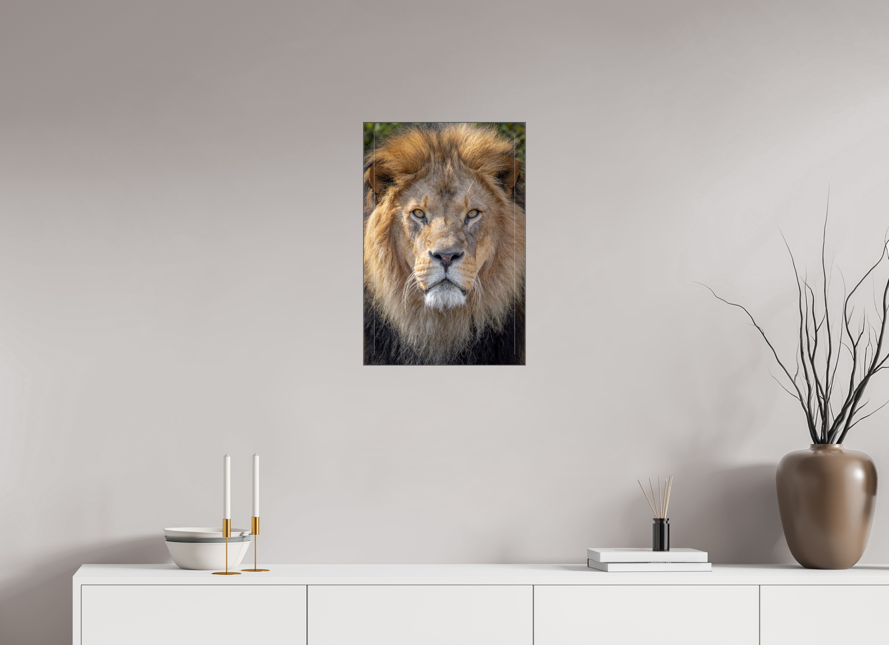 40 x 60 cm, Foto-Abzug hinter Acrylglas glänzend Eternal King
