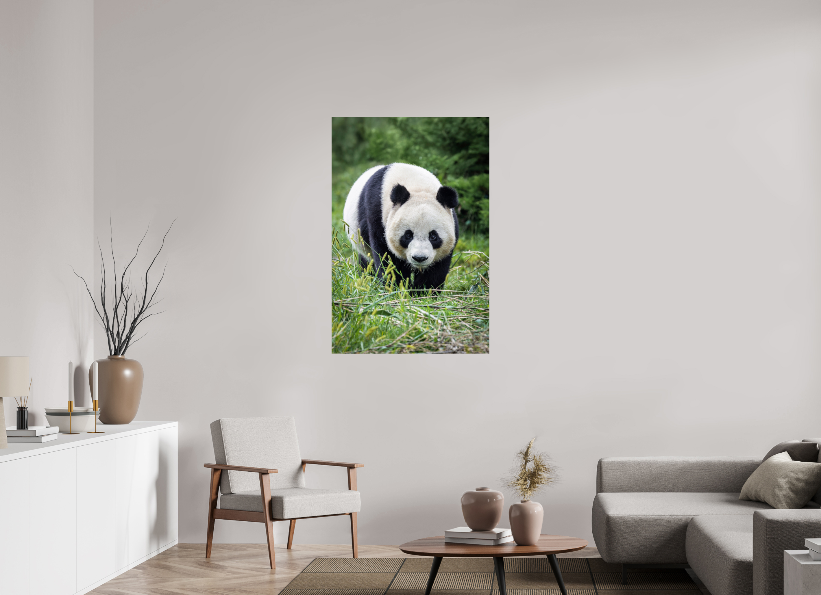 80 x 120 cm, Fine Art Print auf Alu-Dibond Forest Friend