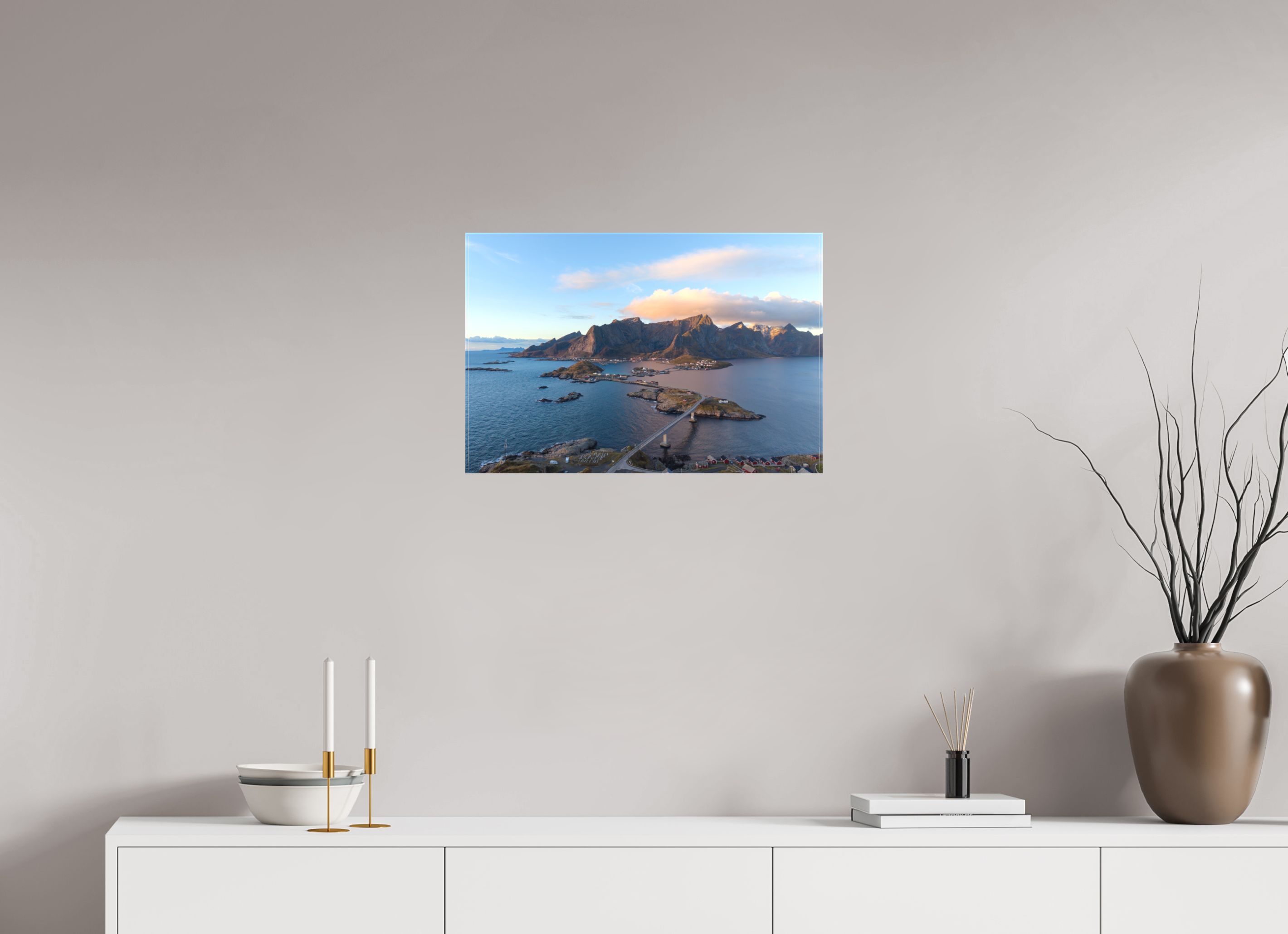 60 x 40 cm, Leinwand Coastal Link
