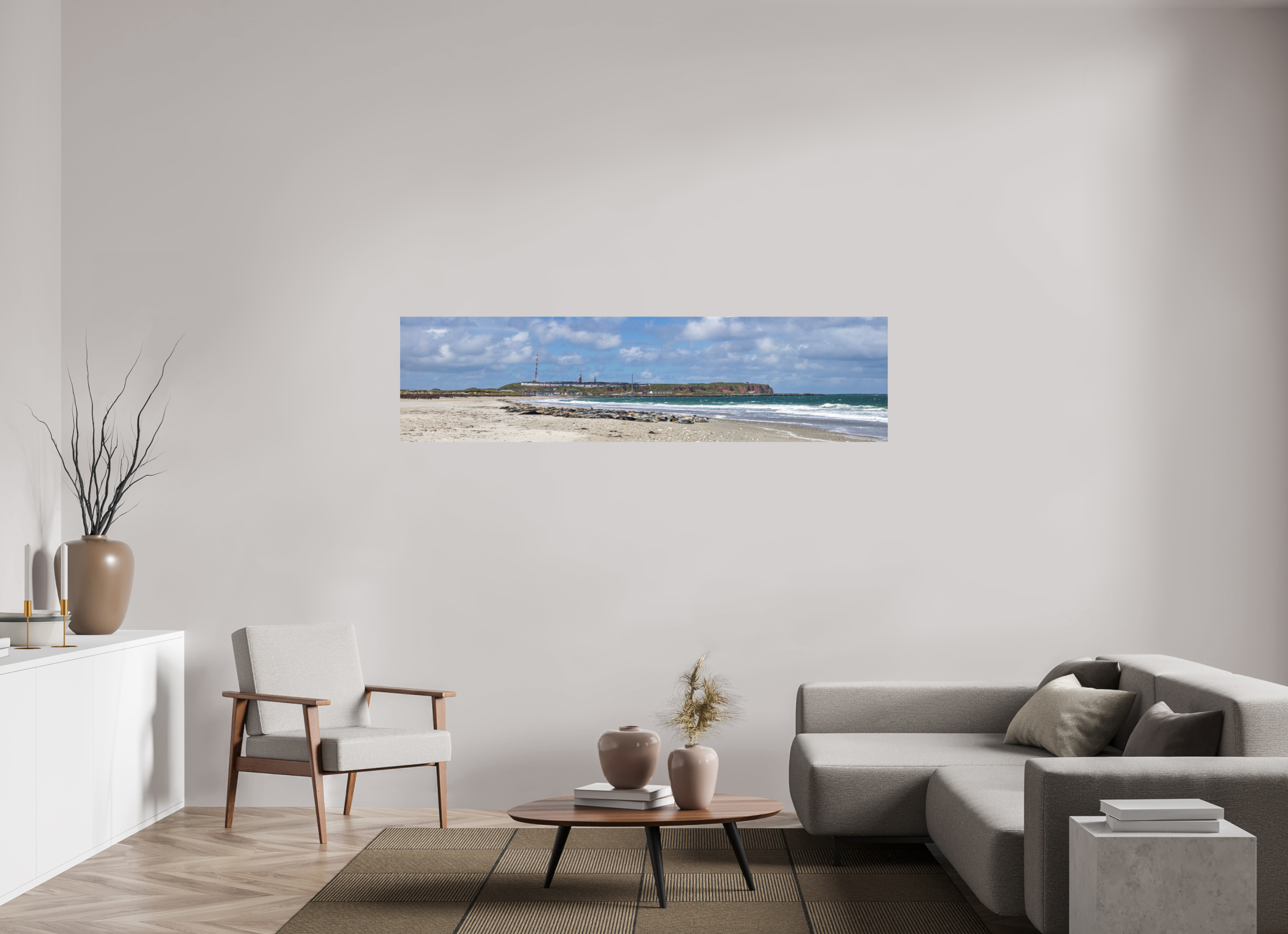 194,6 x 50 cm, Fine-Art Print Matt Where the Wild Coast Rests