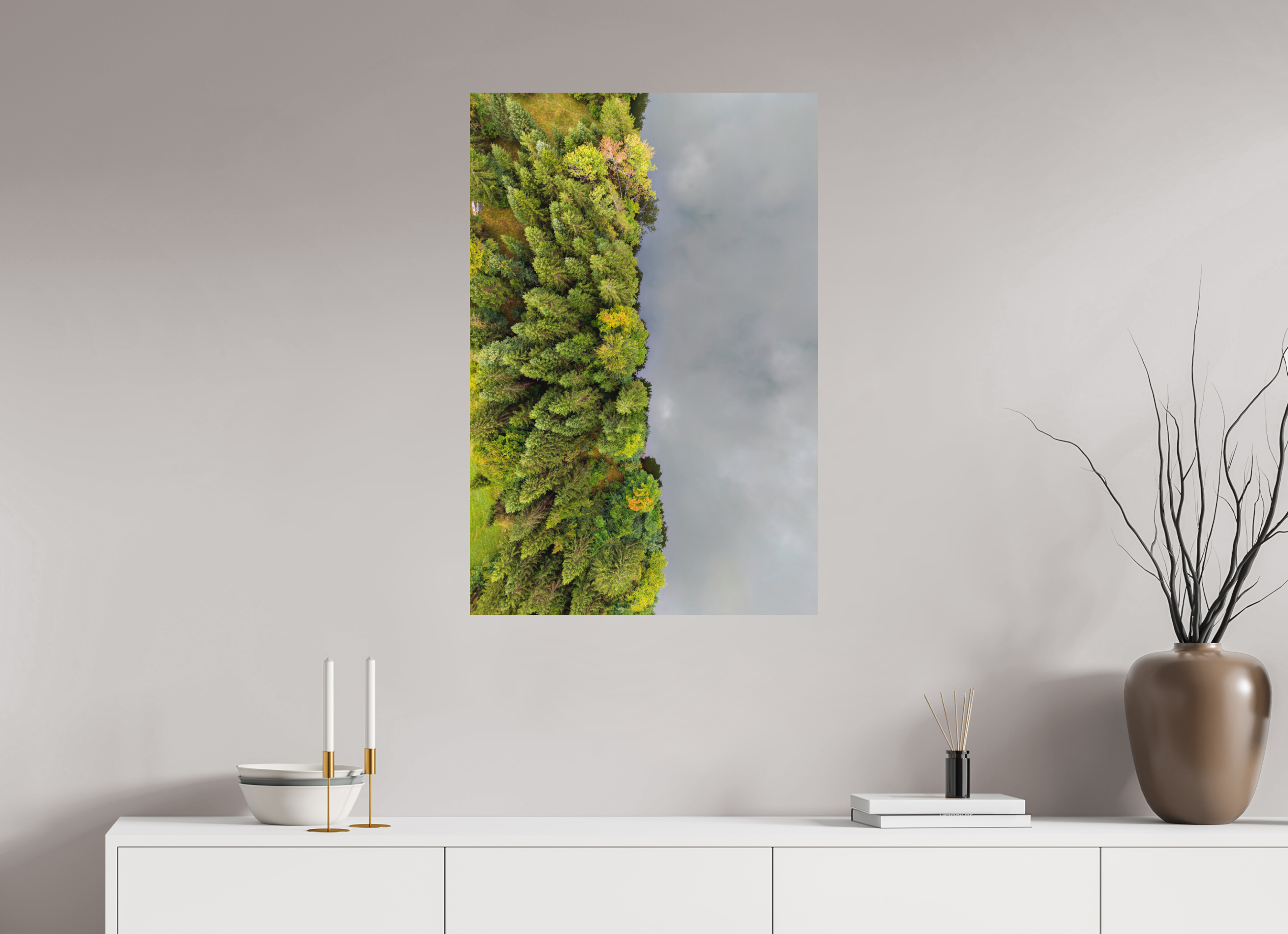 60 x 90 cm, Fine-Art Matt Emerald Shore