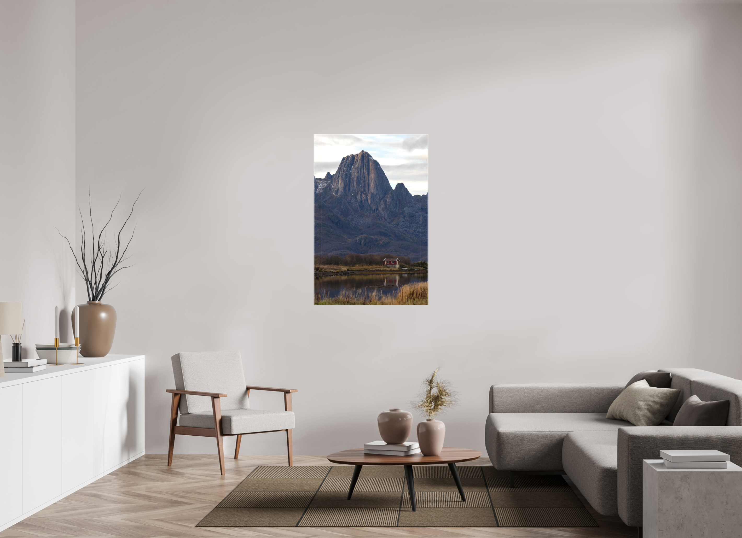 80 x 120 cm, Leinwand Mountain Refuge
