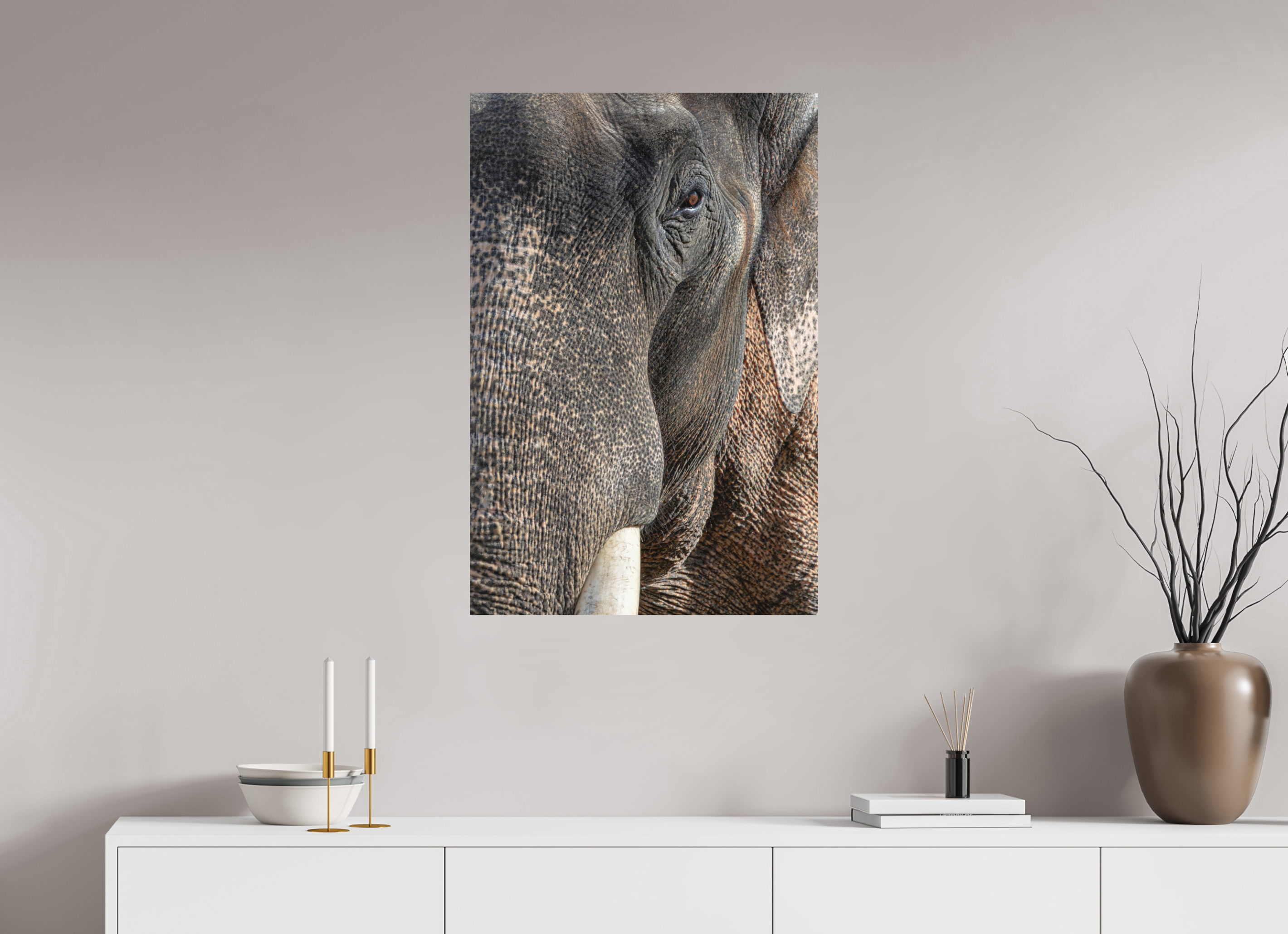 60 x 90 cm, Fine-Art Print Matt Soul of the Elephant