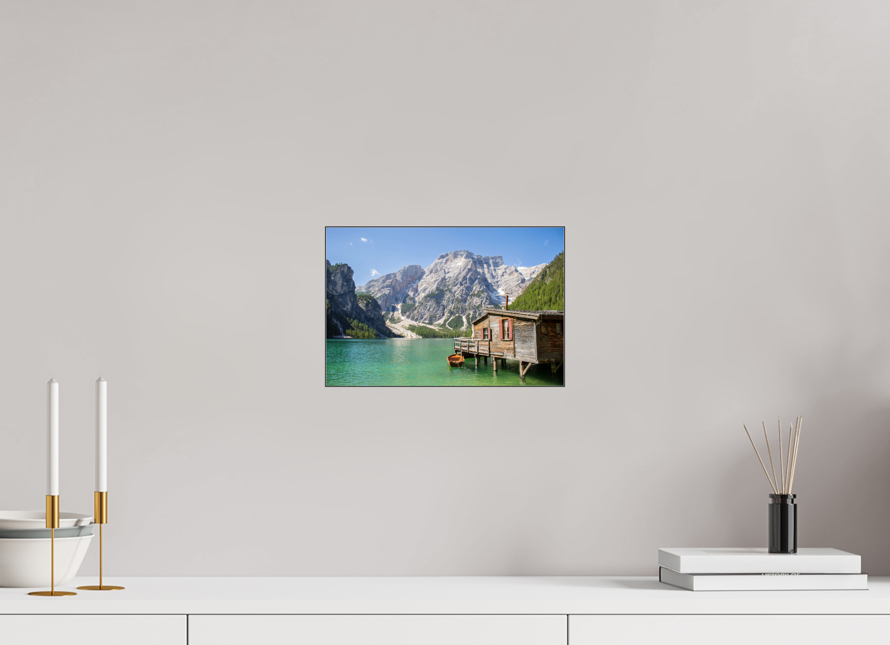 30 x 20 cm, Foto-Abzug hinter Acrylglas glänzend Mountain Haven