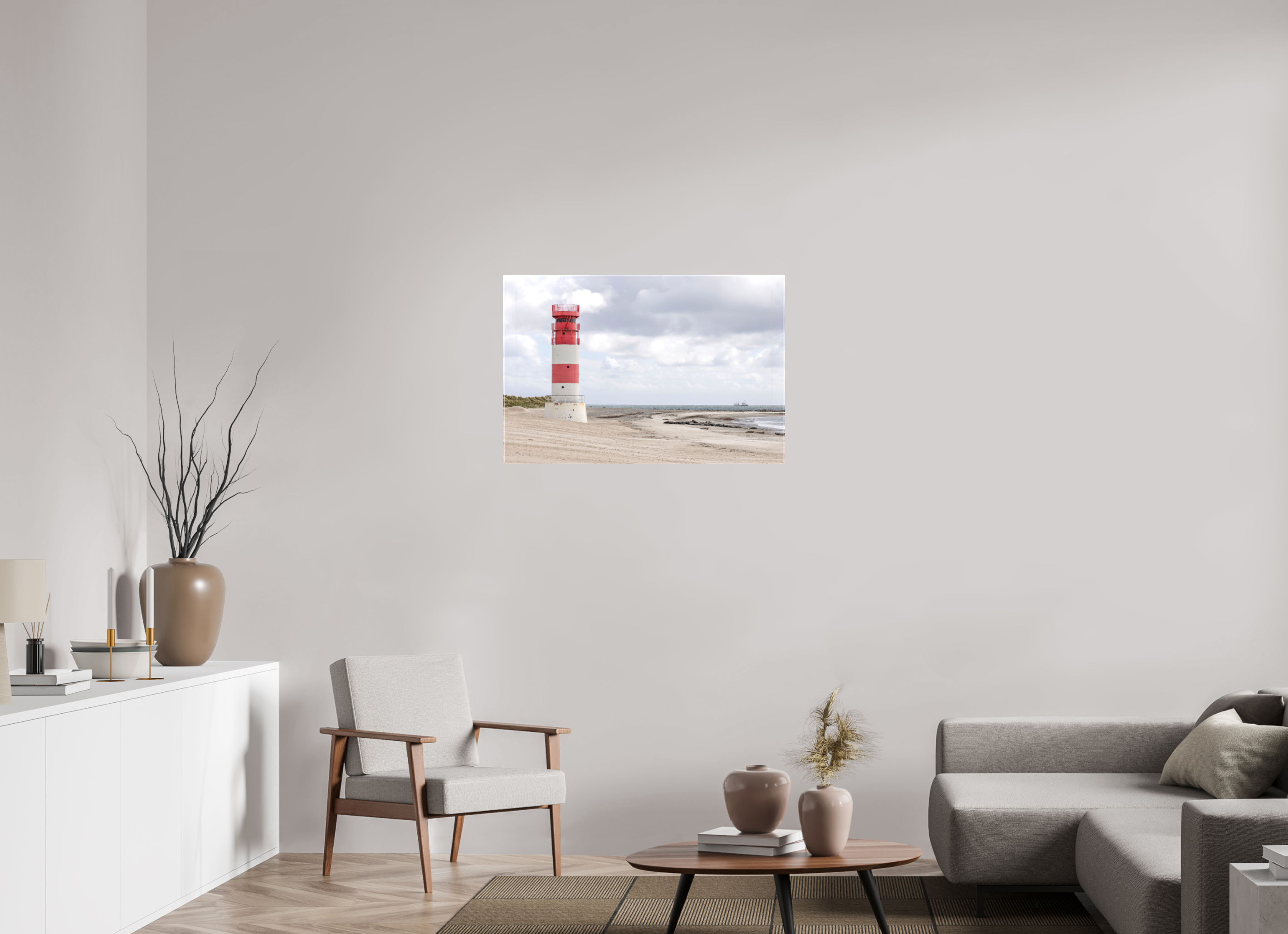 90 x 60 cm, Leinwand Coastal Sanctuary