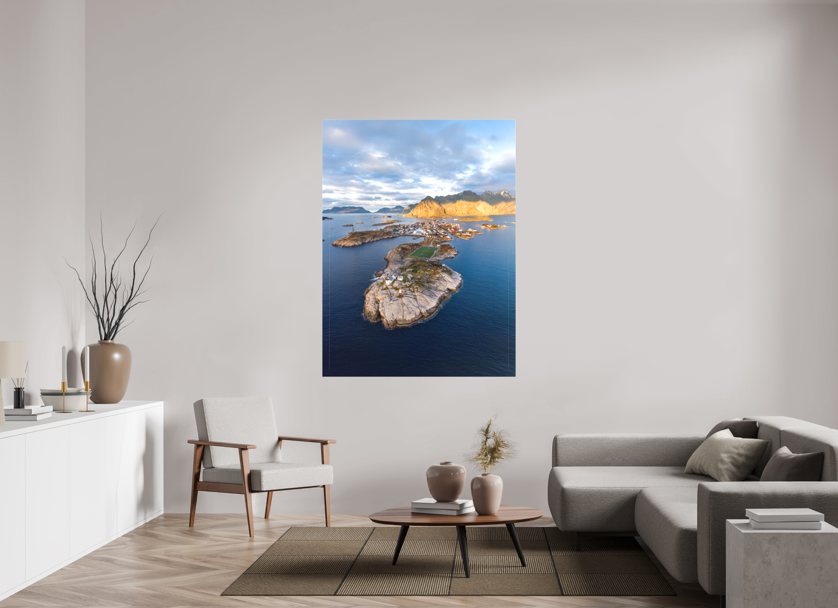120 x 160 cm, Leinwand Norwegian Mosaic