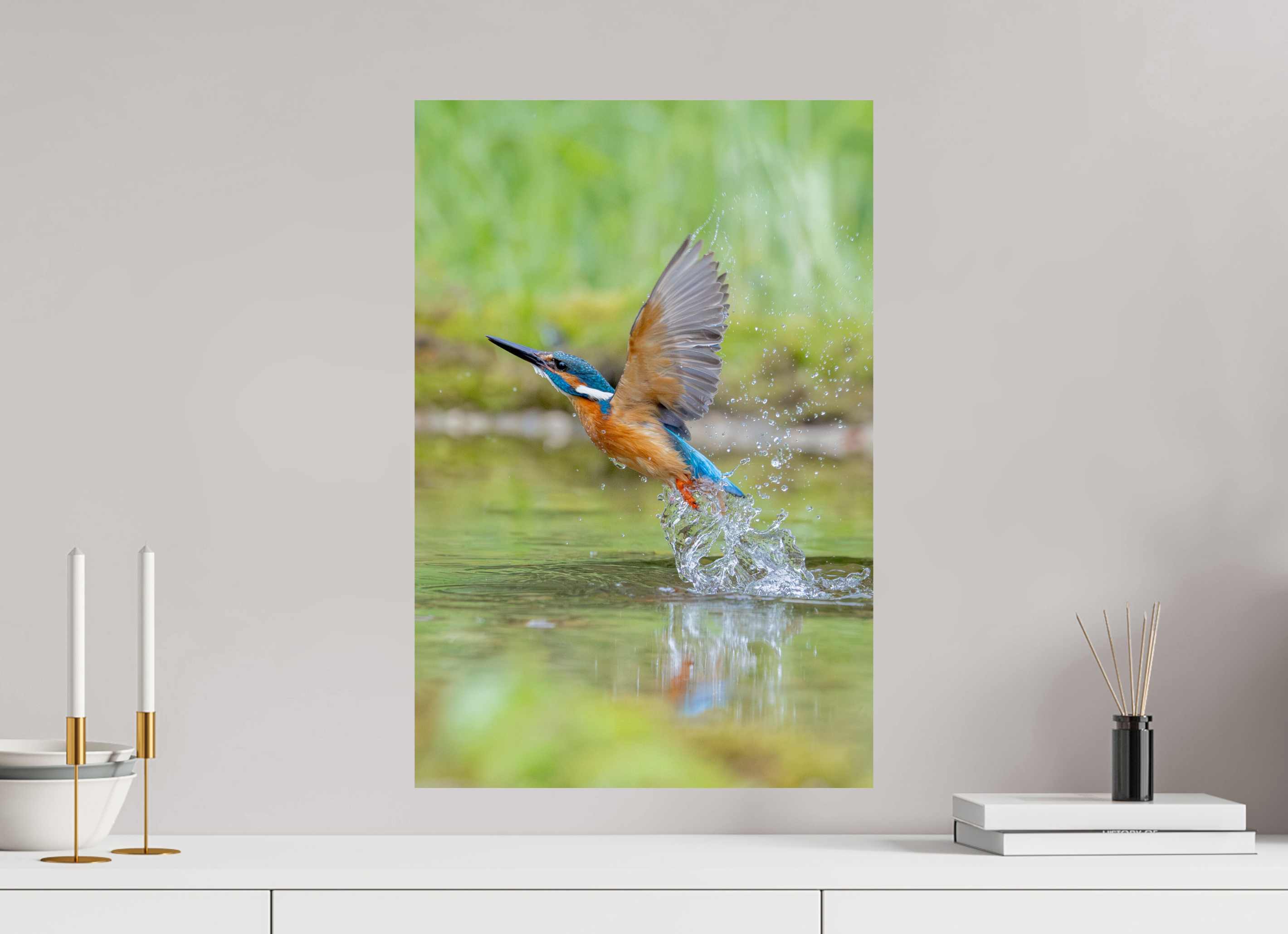 40 x 60 cm, Fine Art Print auf Alu-Dibond Splash of Freedom