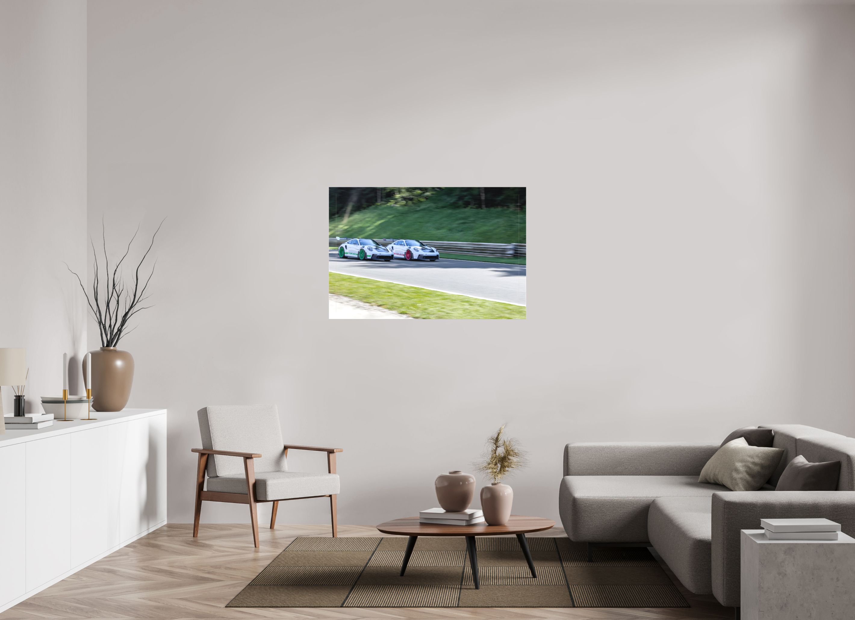 120 x 80 cm, Leinwand Side by Side