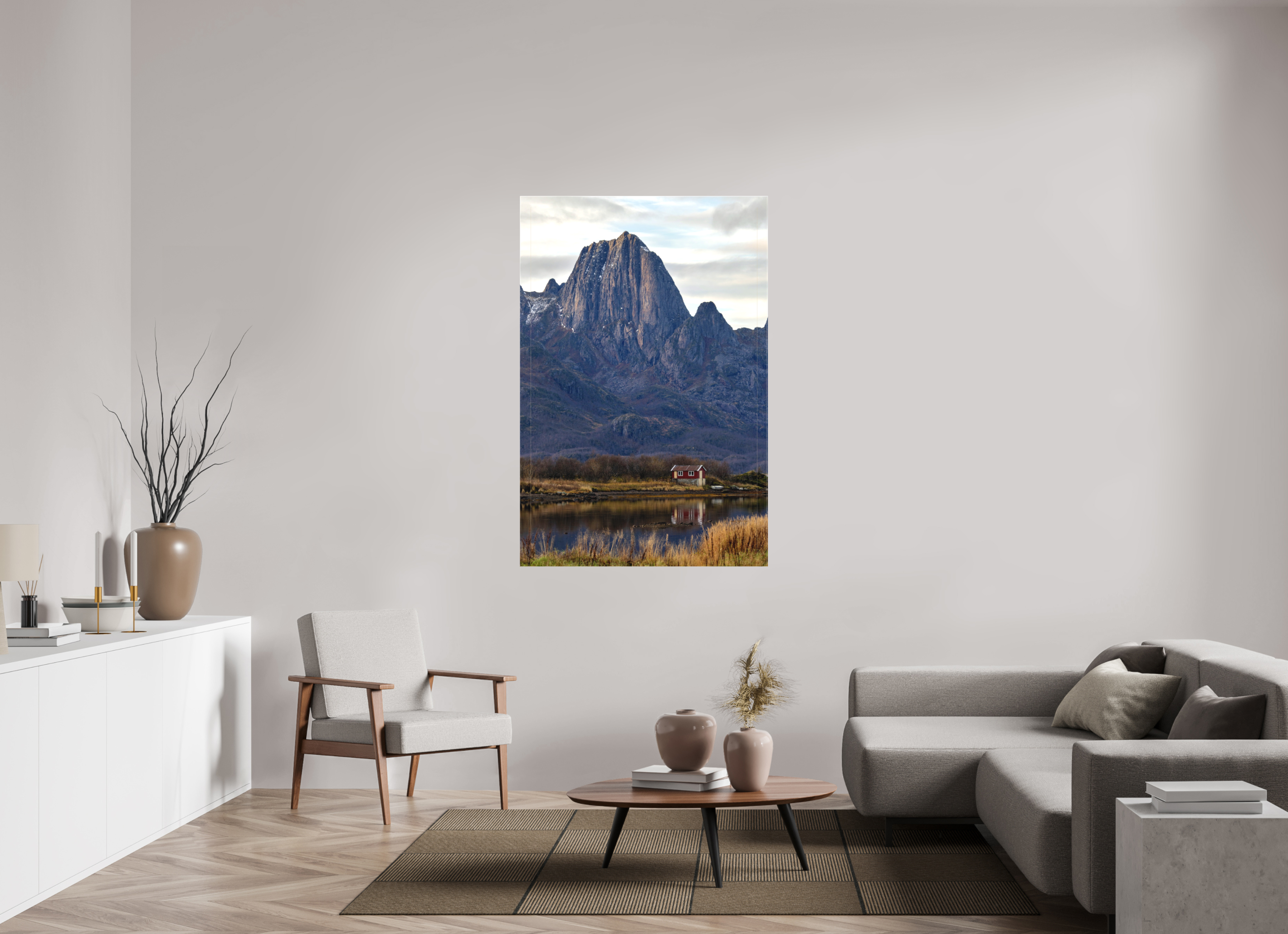 100 x 150 cm, Leinwand Mountain Refuge