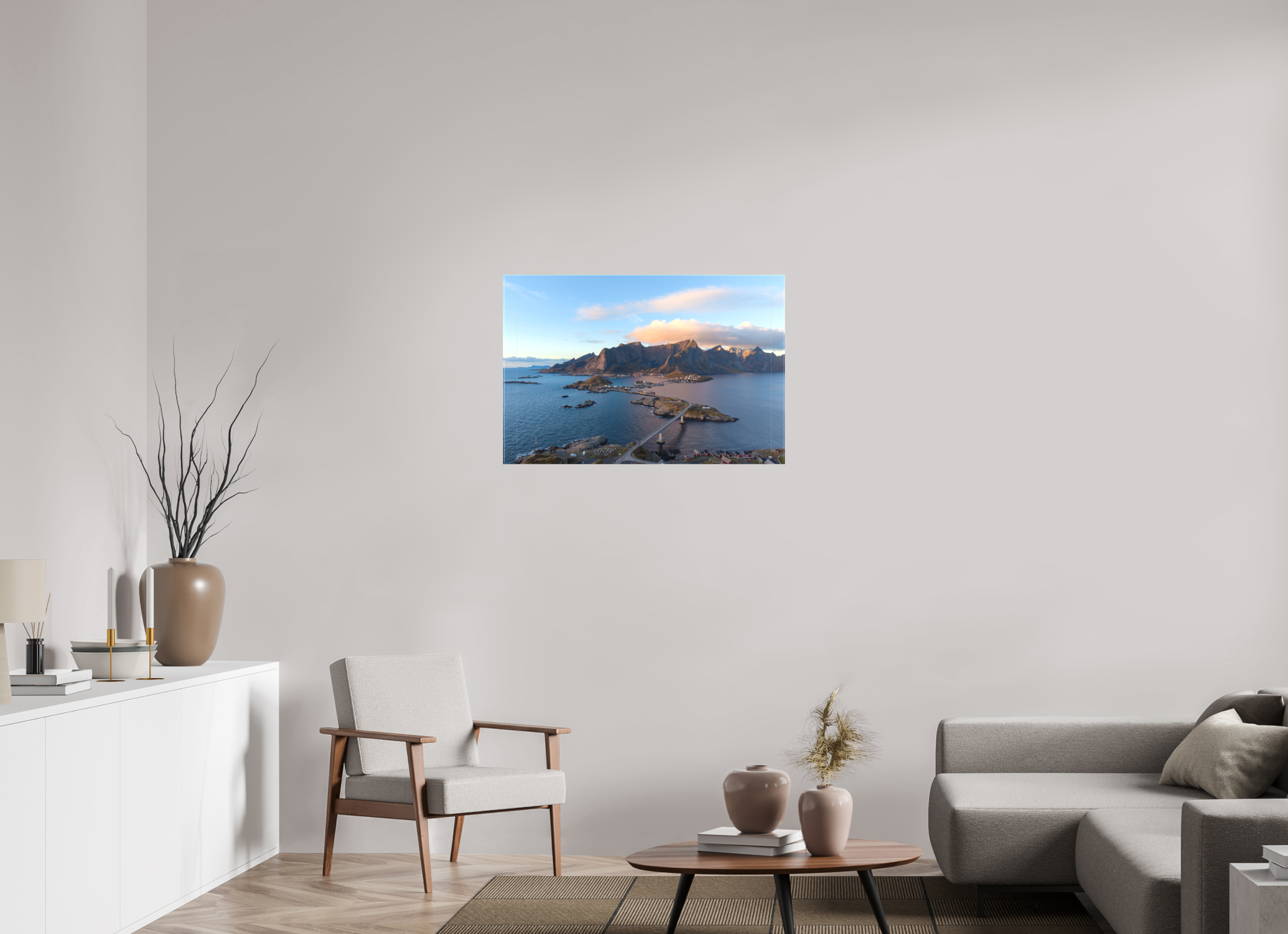 90 x 60 cm, Leinwand Coastal Link