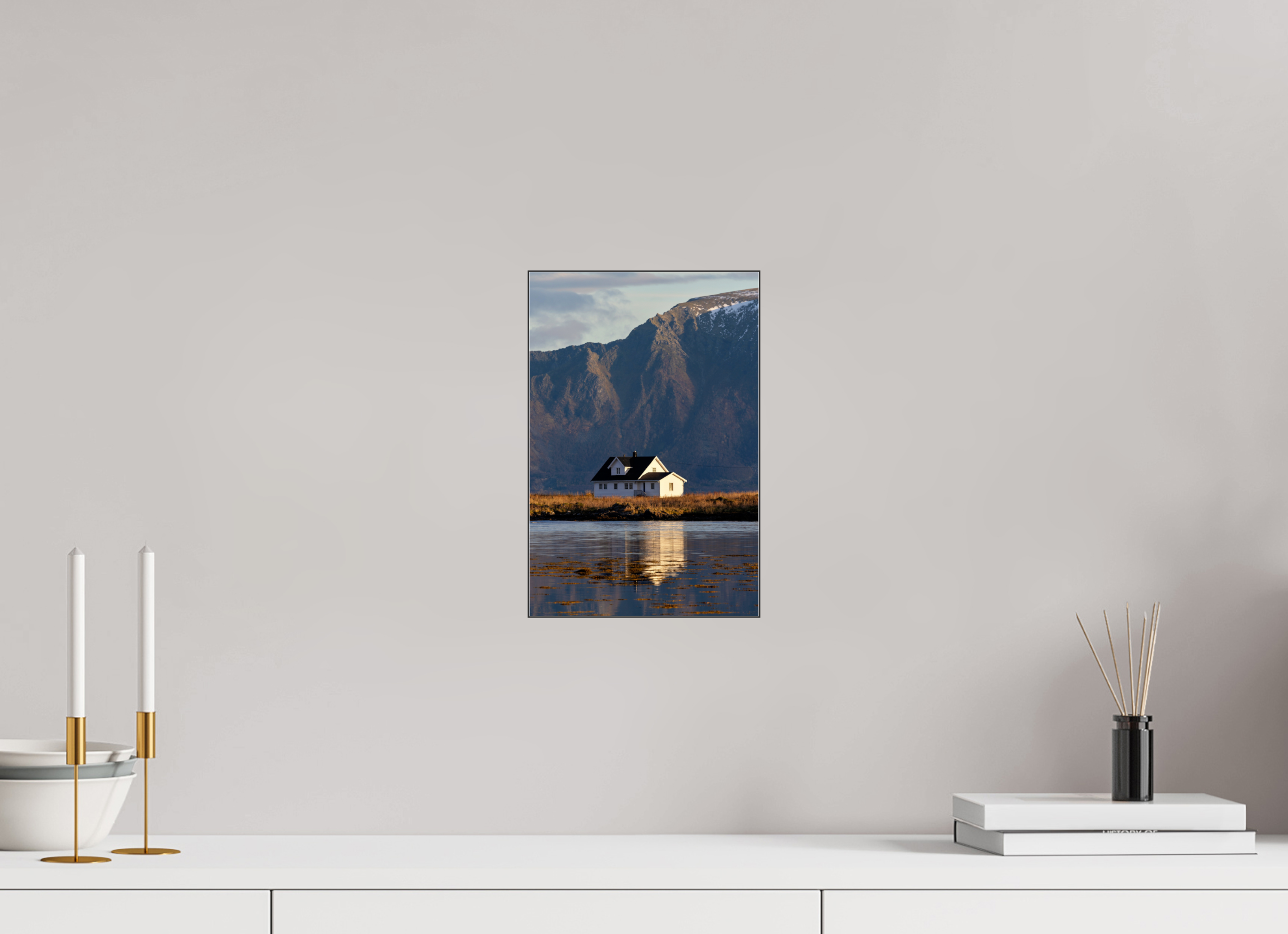 20 x 30 cm, Foto-Abzug hinter Acrylglas glänzend House by the Sea
