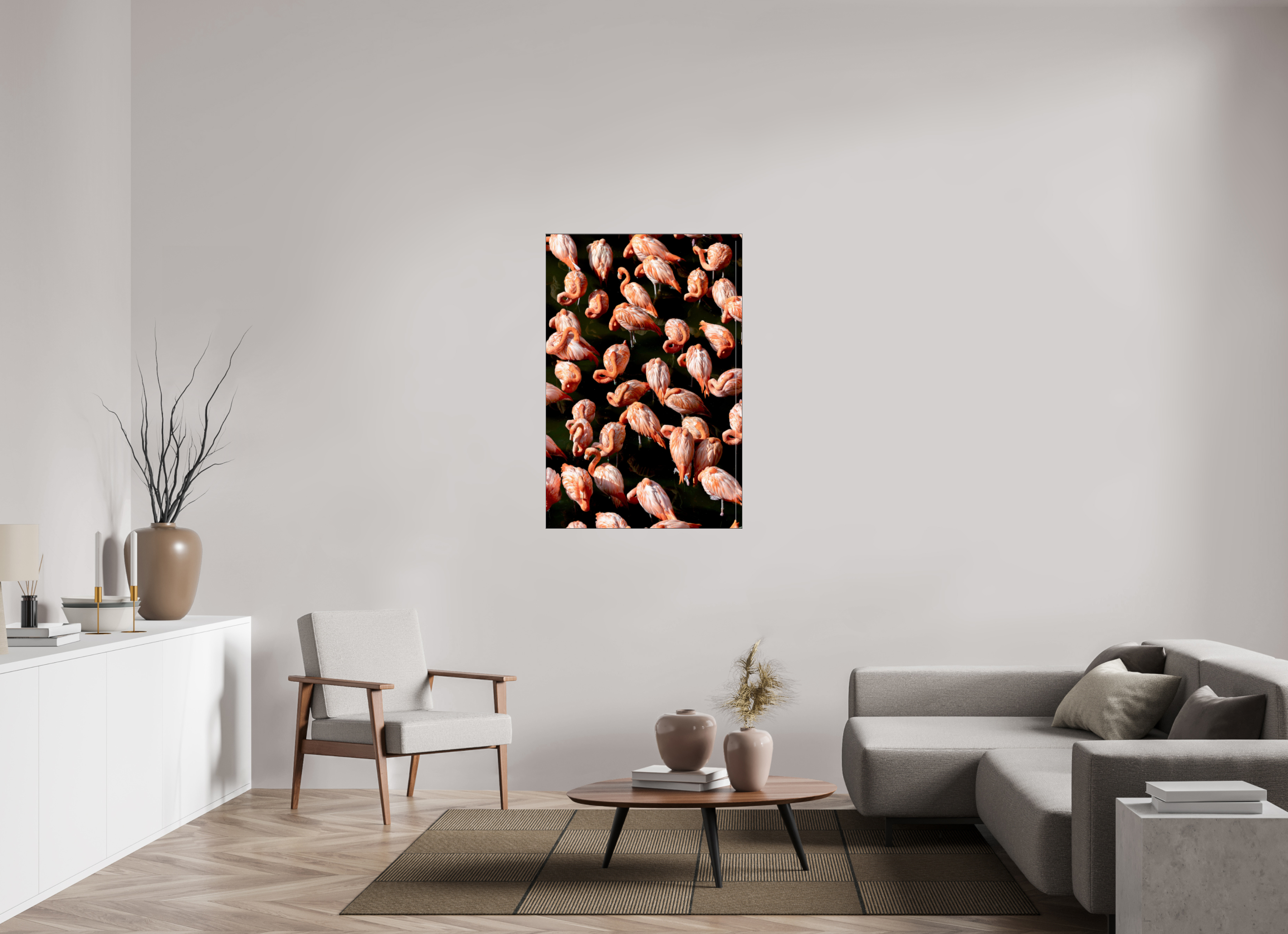 80 x 120 cm, Foto-Abzug hinter Acrylglas glänzend The Pink Collective