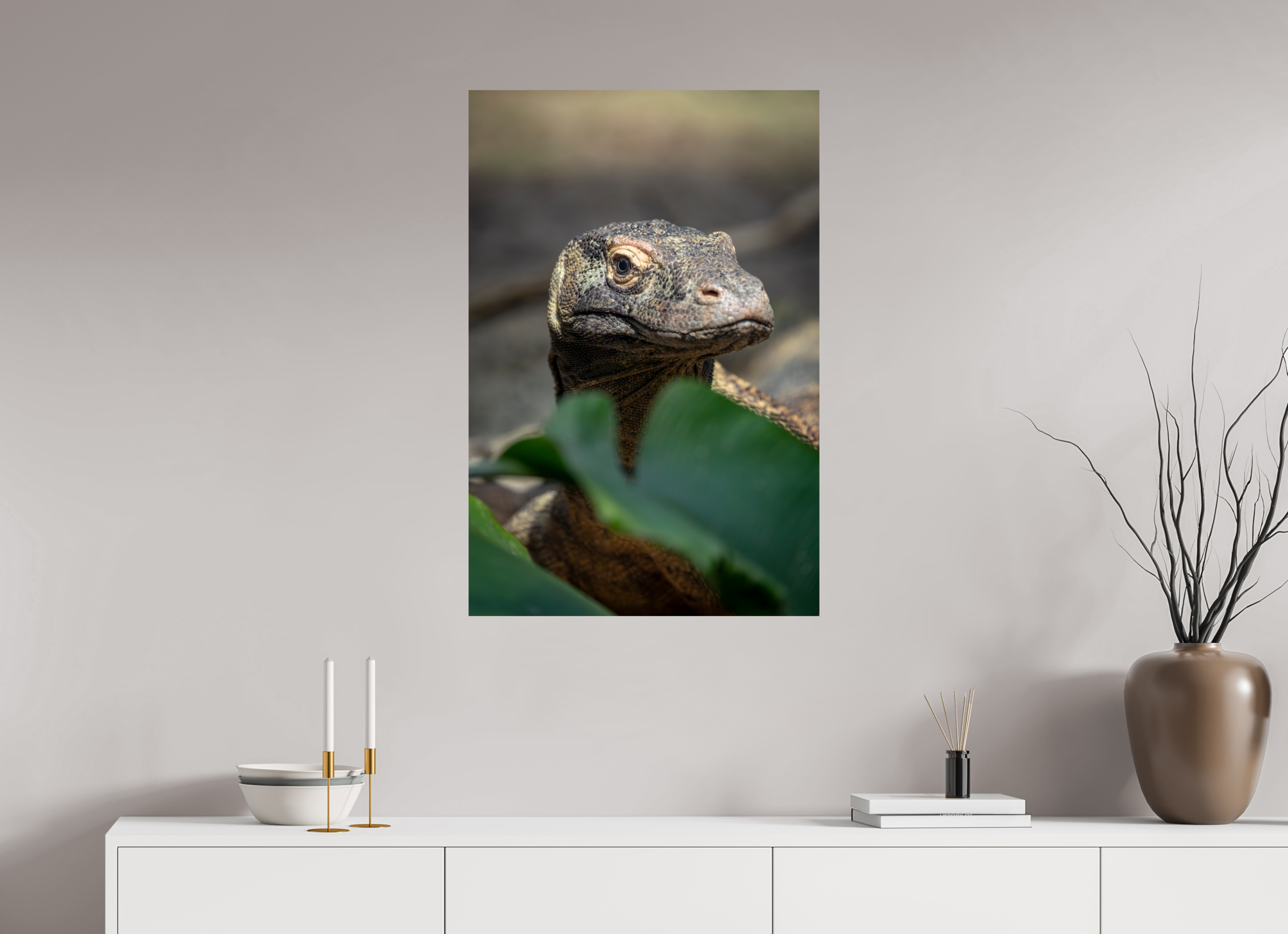 60 x 90 cm, Fine Art Print auf Alu-Dibond Jungle Predator