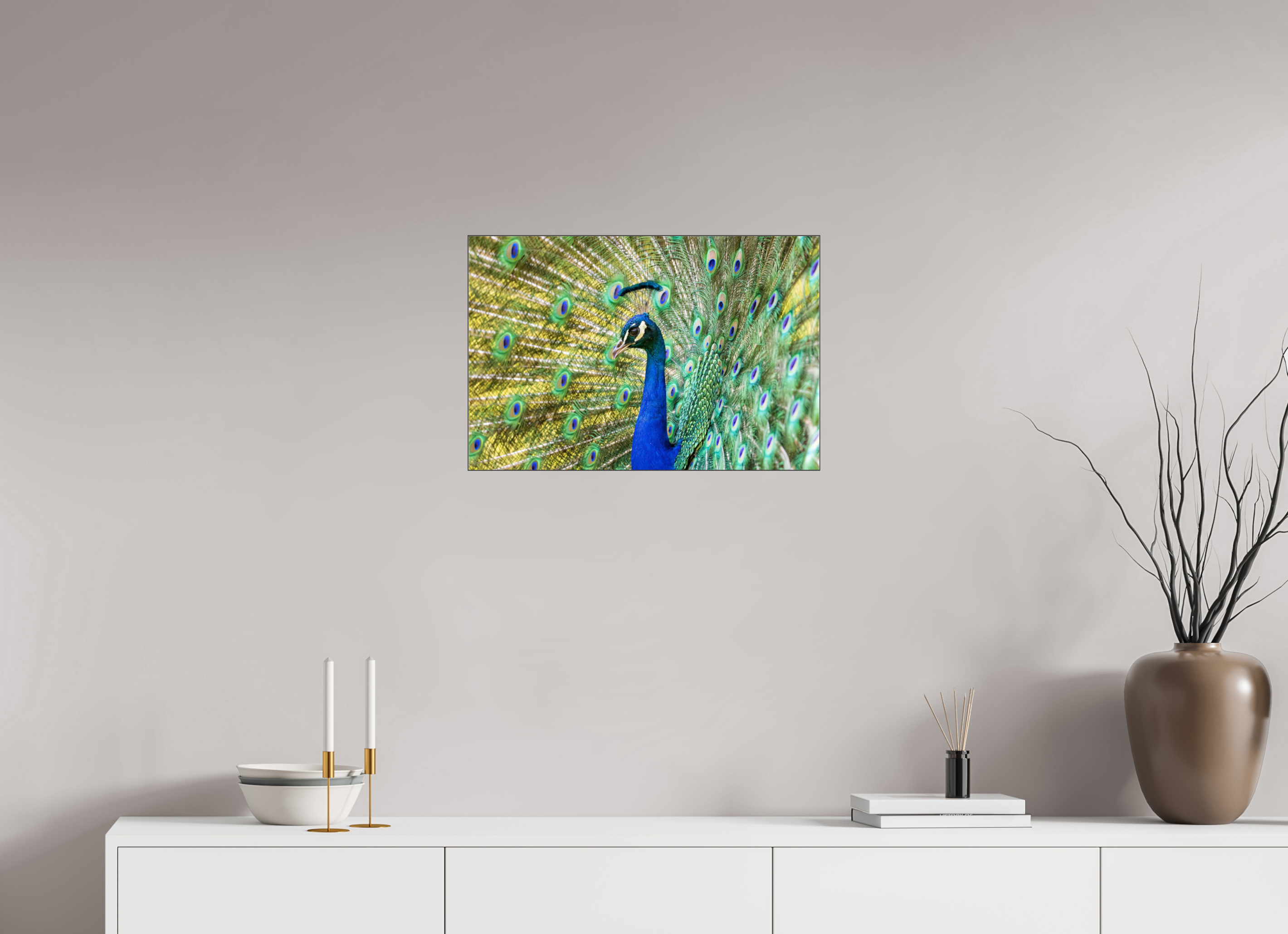 60 x 40 cm, Foto-Abzug hinter Acrylglas glänzend Majestic Profile