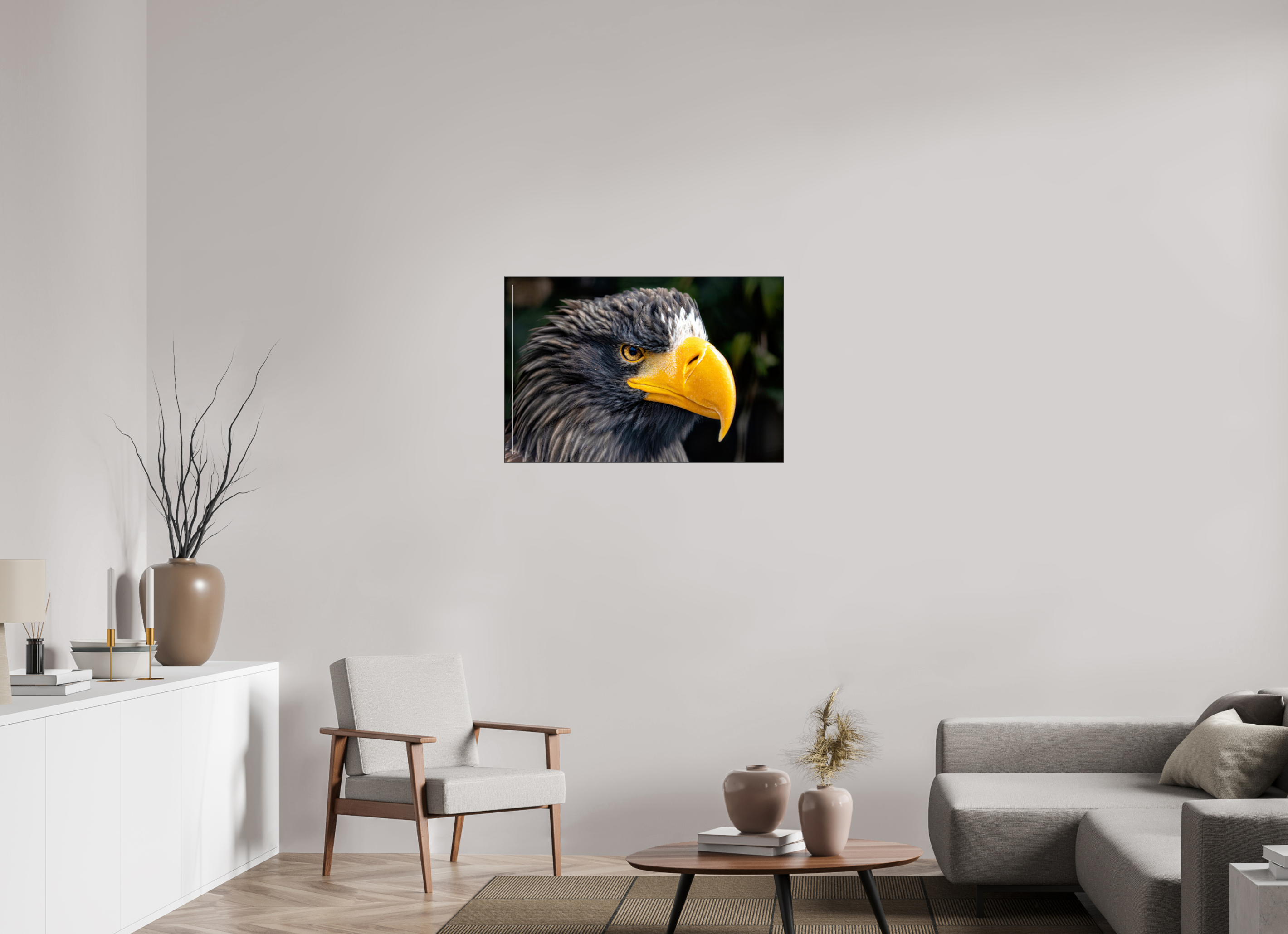 90 x 60 cm, Foto-Abzug hinter Acrylglas glänzend Imperial Gaze
