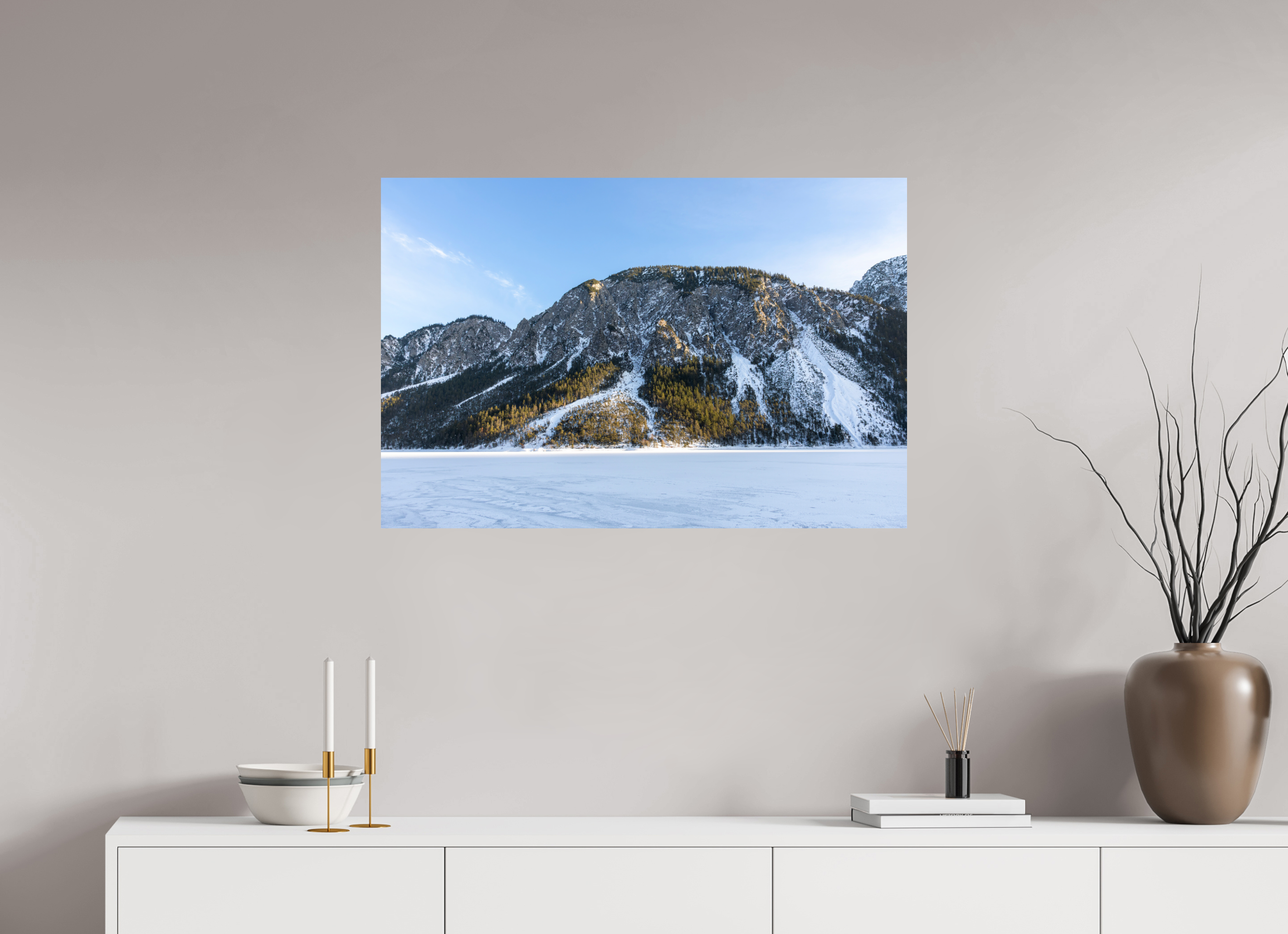 90 x 60 cm, Fine Art Print auf Alu-Dibond Evening Silence