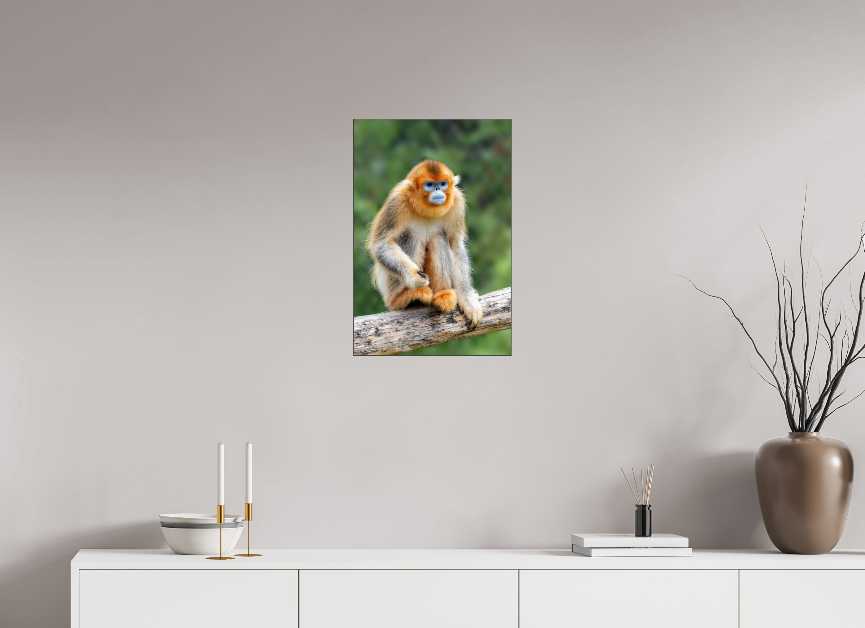 40 x 60 cm, Foto-Abzug hinter Acrylglas glänzend Golden Rest