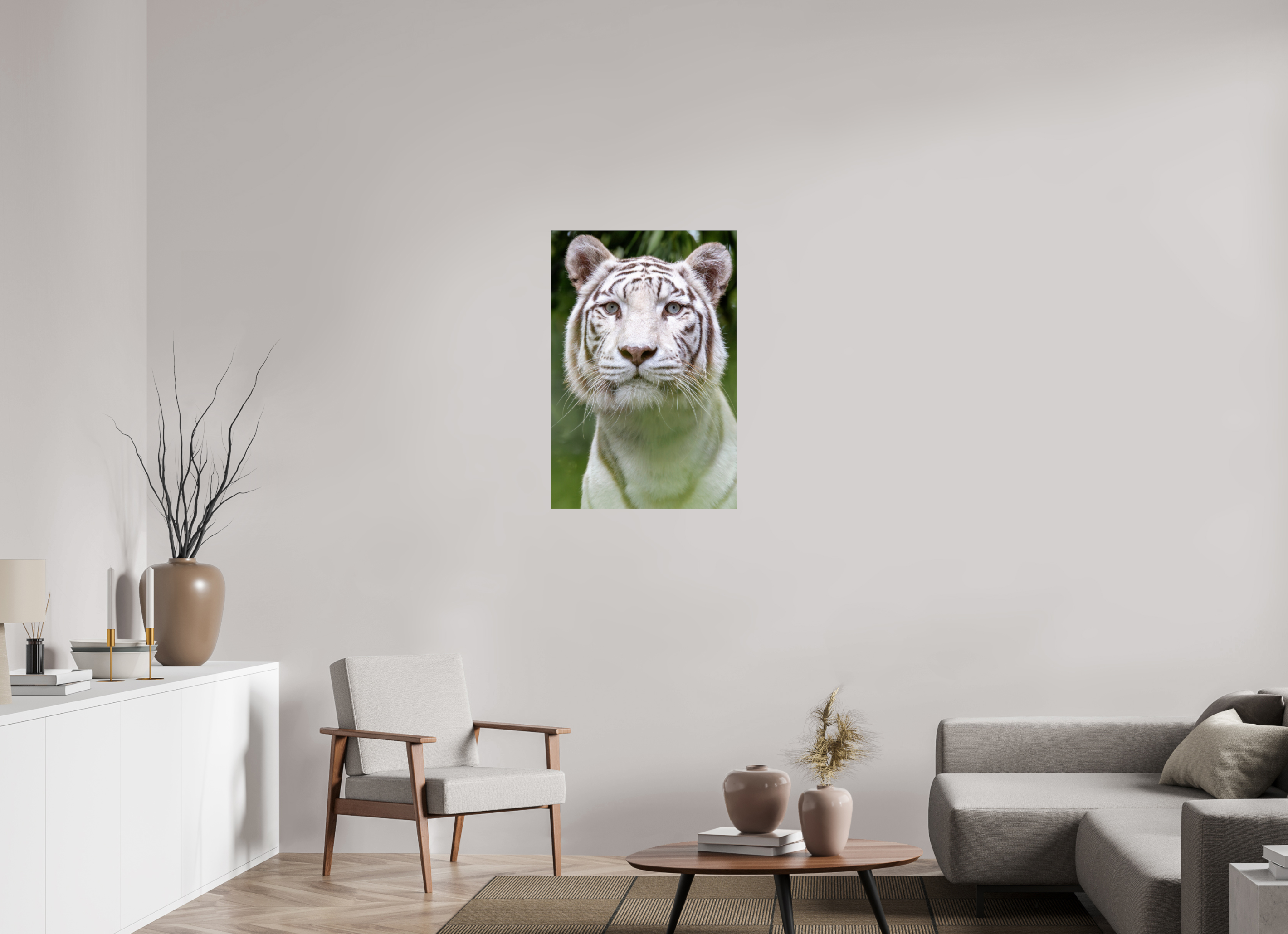 60 x 90 cm, Foto-Abzug hinter Acrylglas glänzend Jungle Phantom