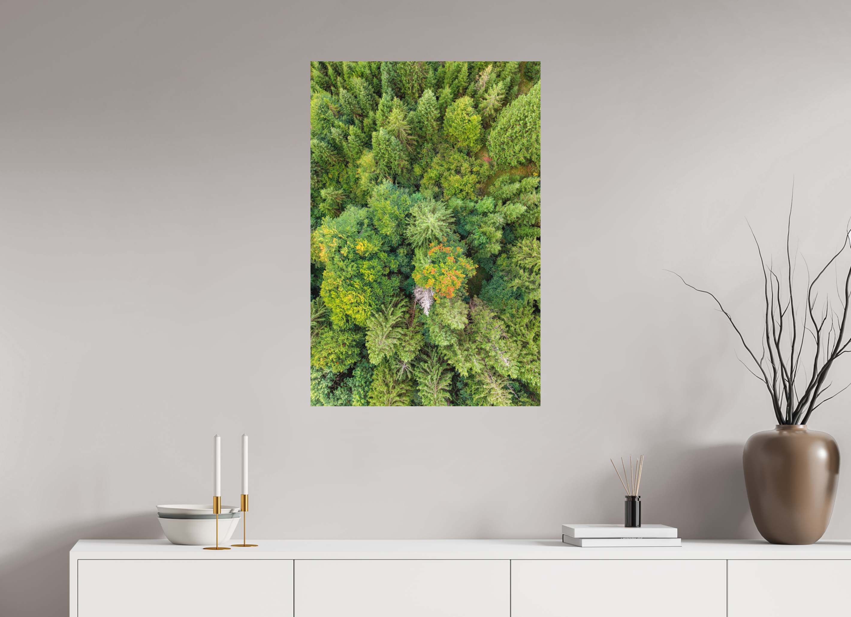 60 x 90 cm, Fine-Art Matt Vertical Pines