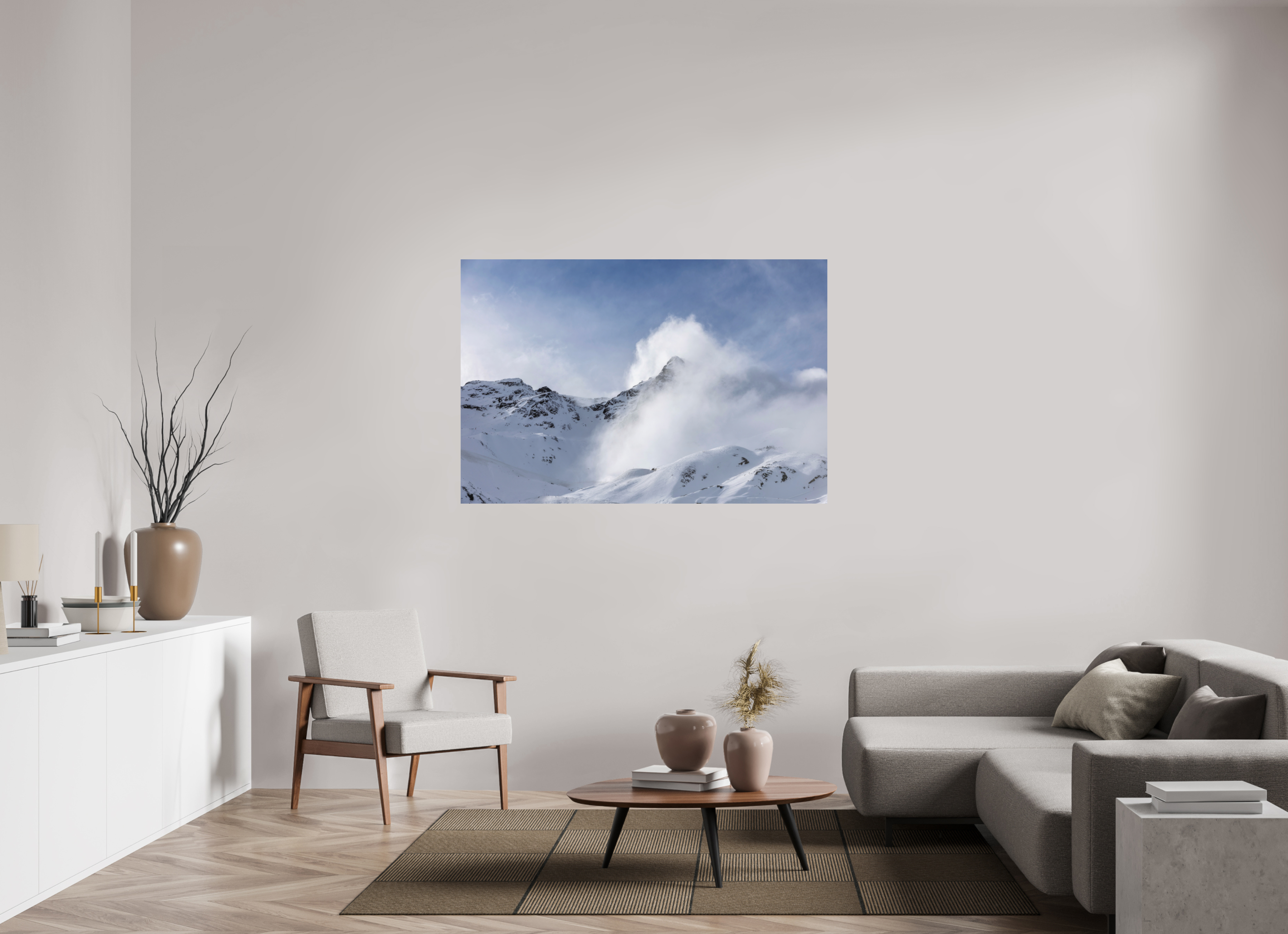150 x 100 cm, Fine-Art Print Matt Summit Drift