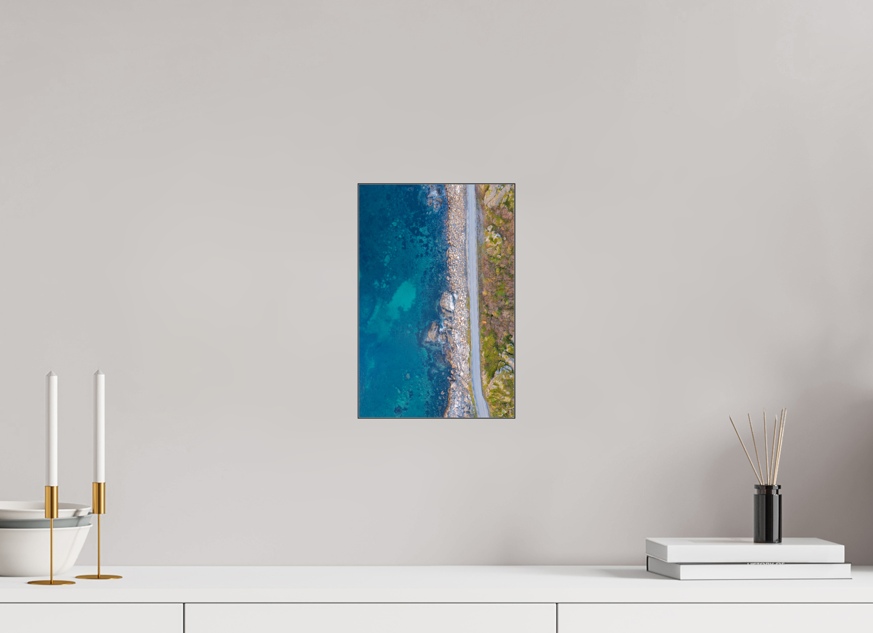 20 x 30 cm, Foto-Abzug hinter Acrylglas glänzend Turquoise Journey