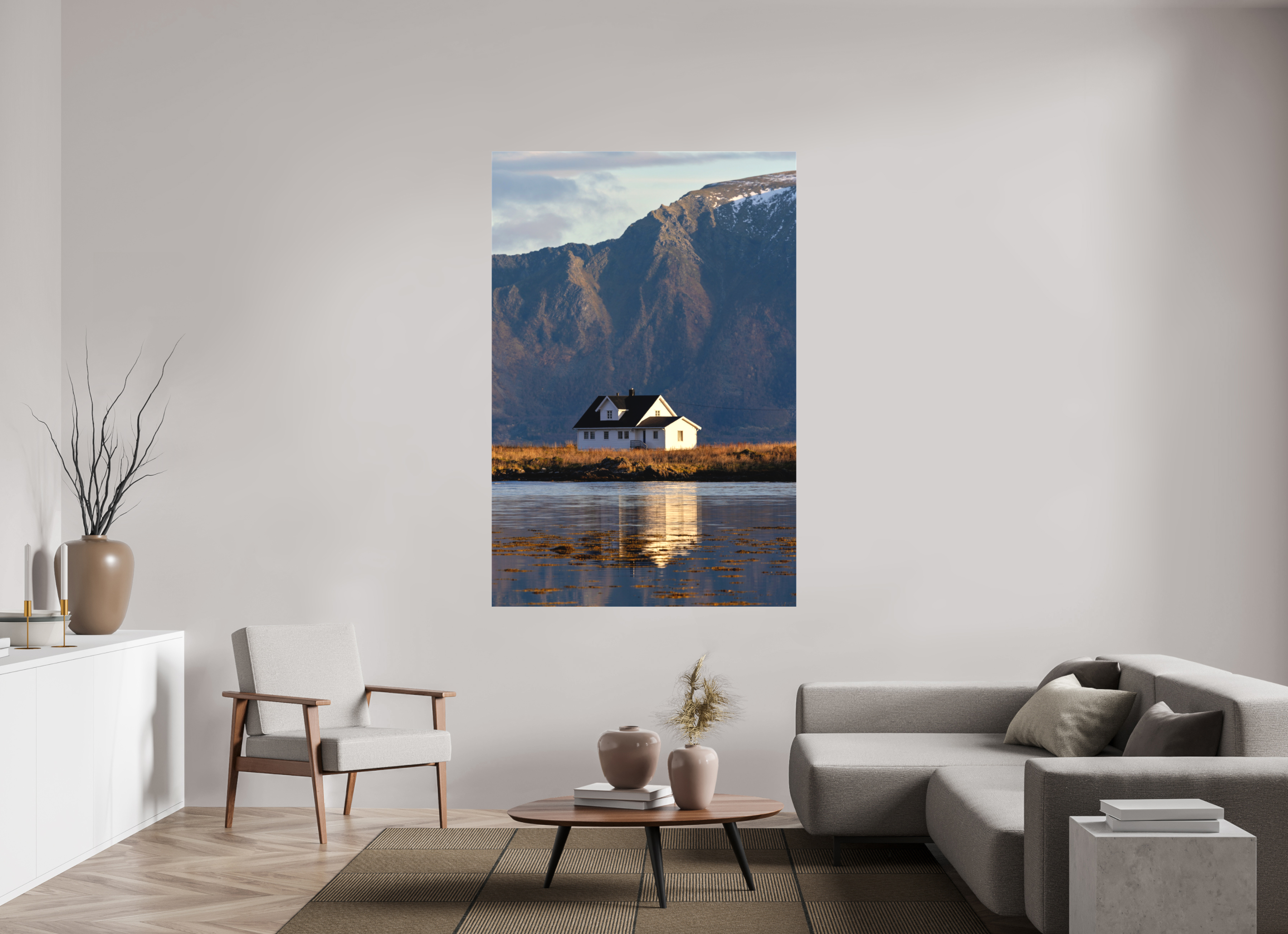 120 x 180 cm, Leinwand House by the Sea