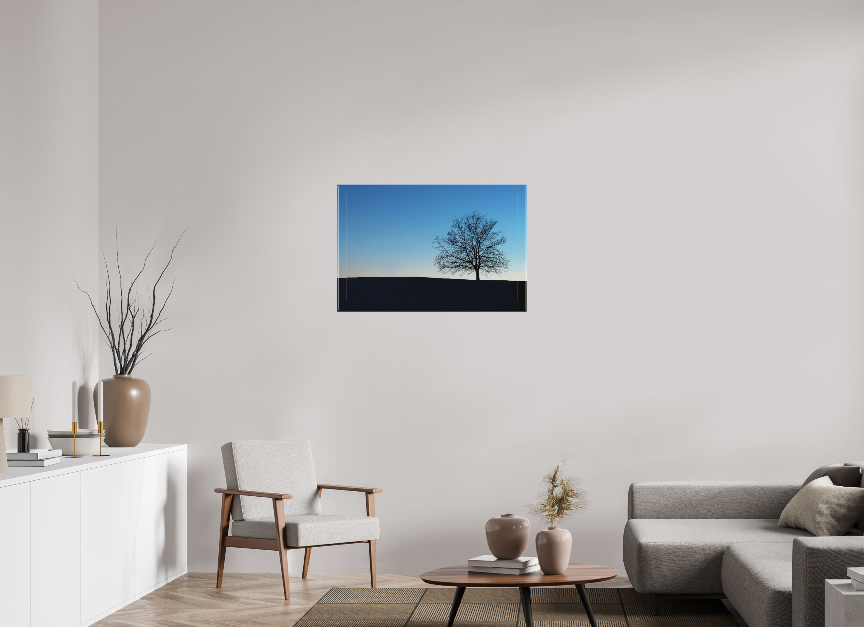 90 x 60 cm, Leinwand Lonely Tree