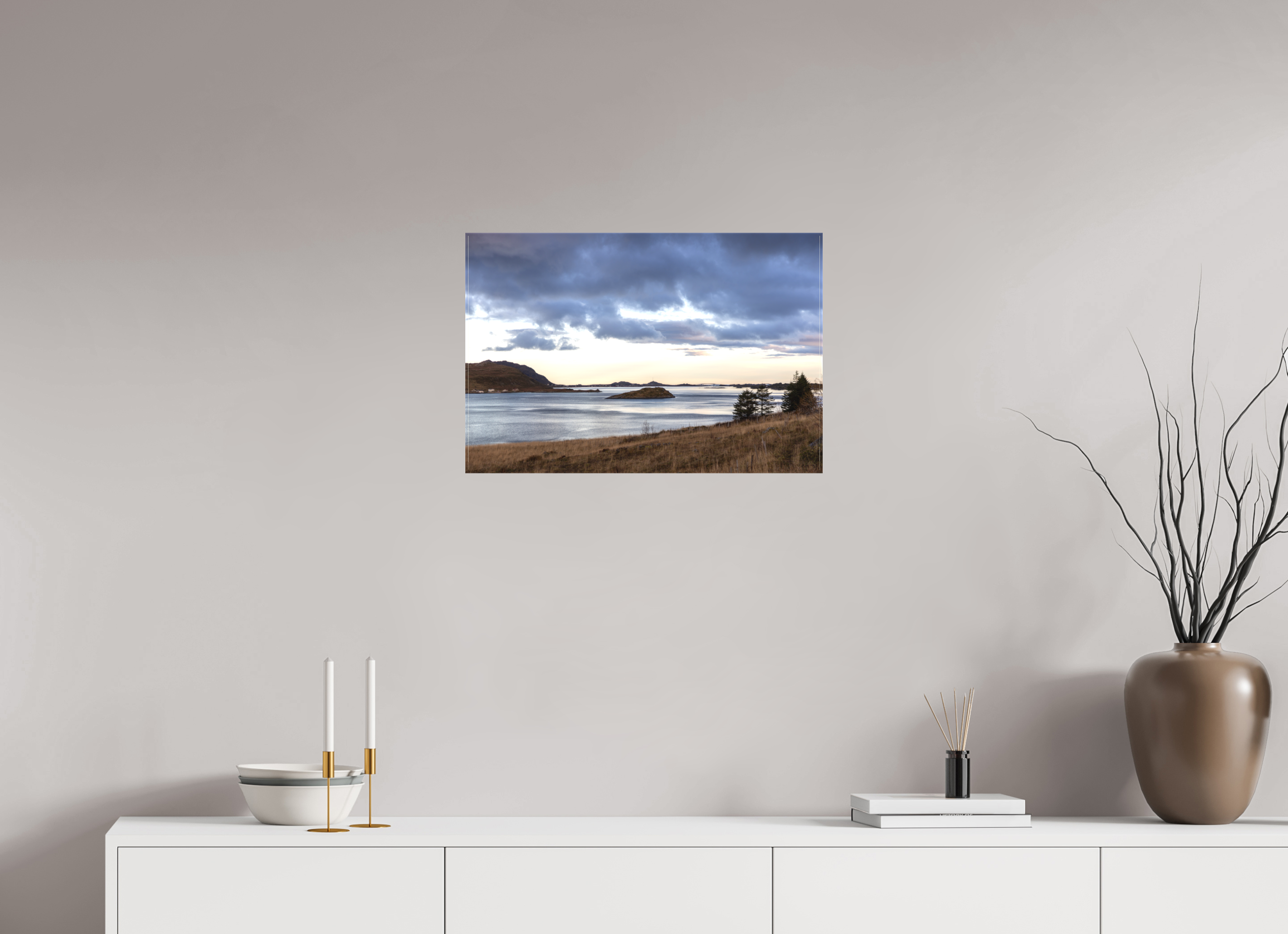 60 x 40 cm, Leinwand Evening Shore