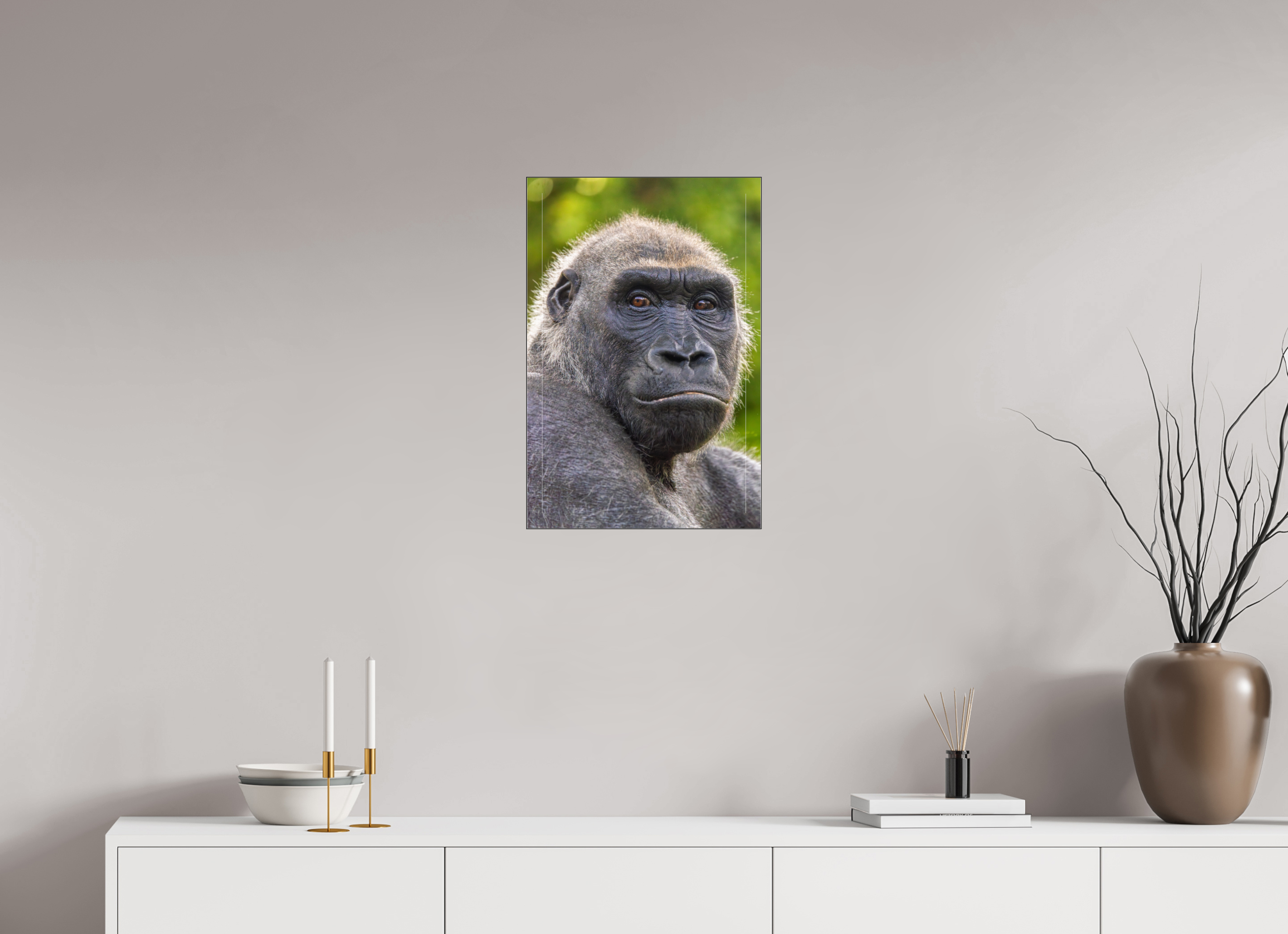 40 x 60 cm, Foto-Abzug hinter Acrylglas glänzend Mirror of Humanity