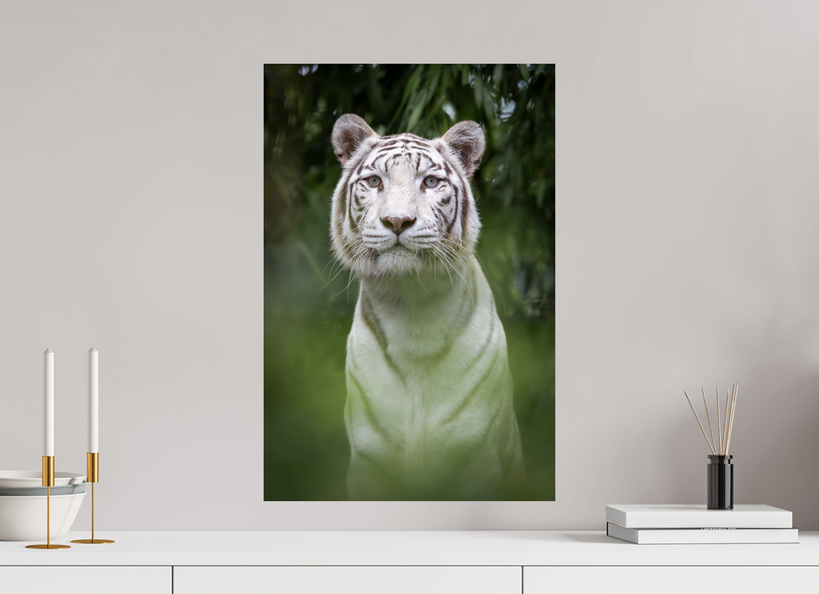 40 x 60 cm, Fine Art Print auf Alu-Dibond Jungle Phantom