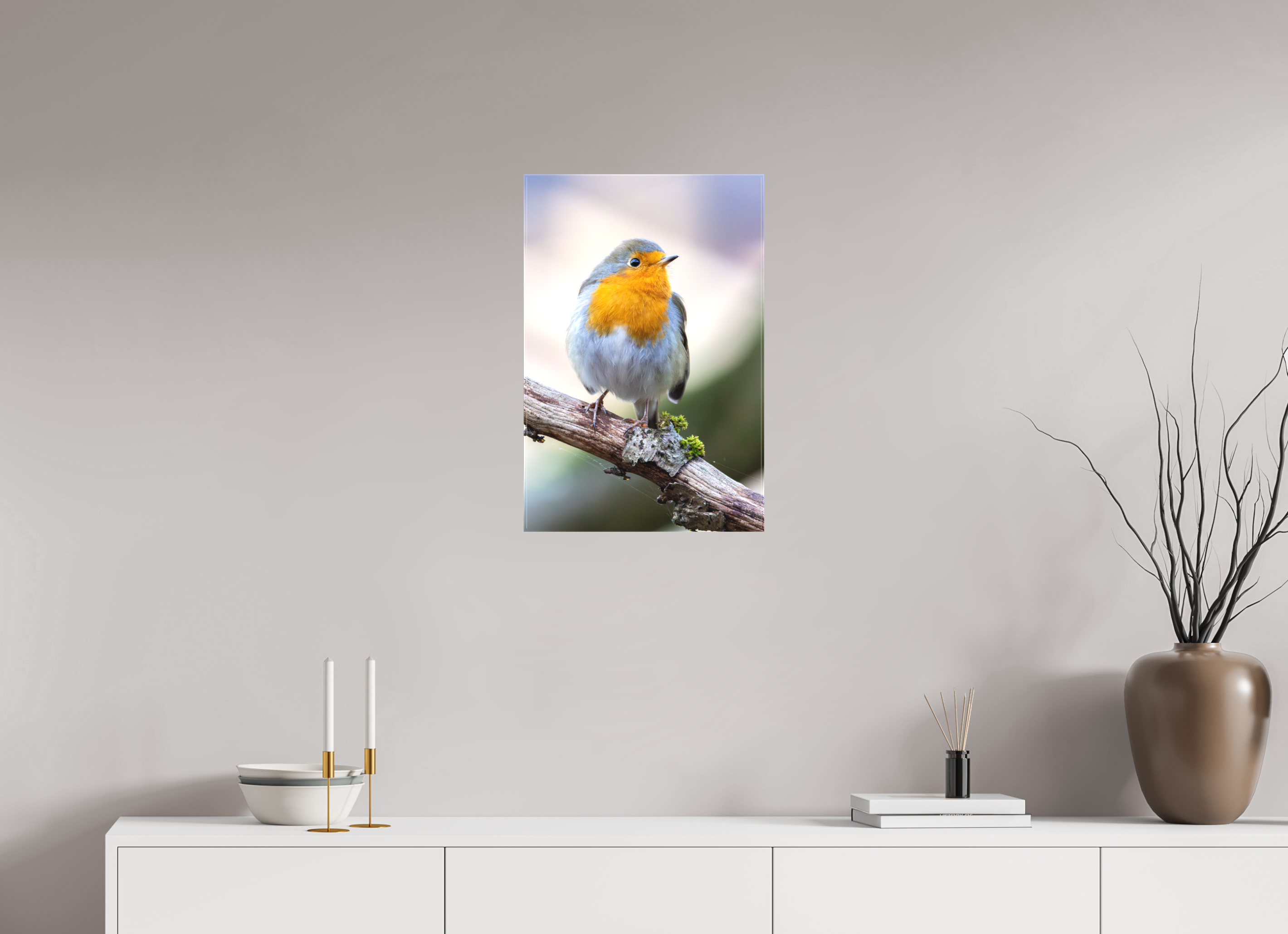 40 x 60 cm, Leinwand Perched in Light