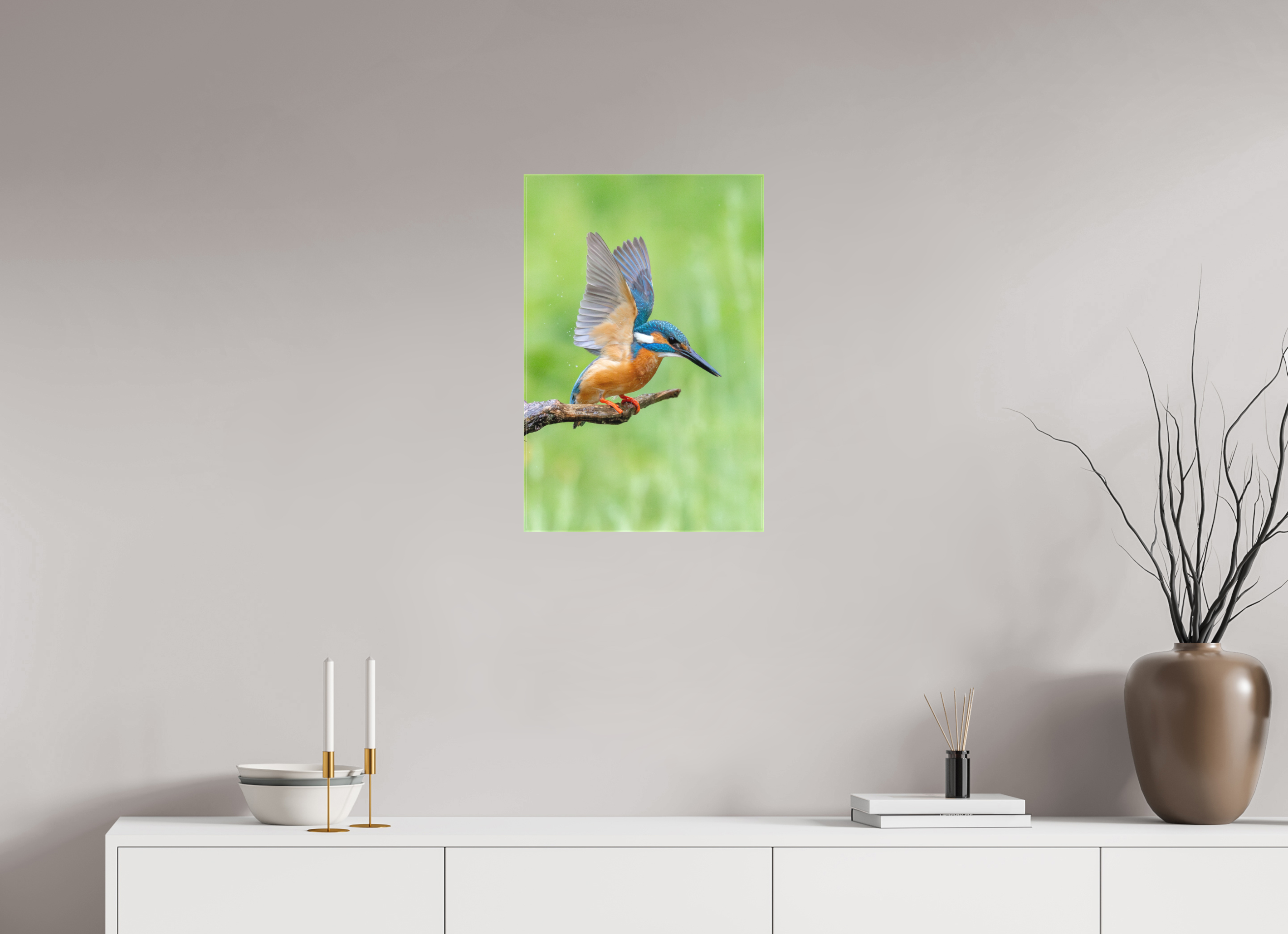 40 x 60 cm, Leinwand Emerald Wings