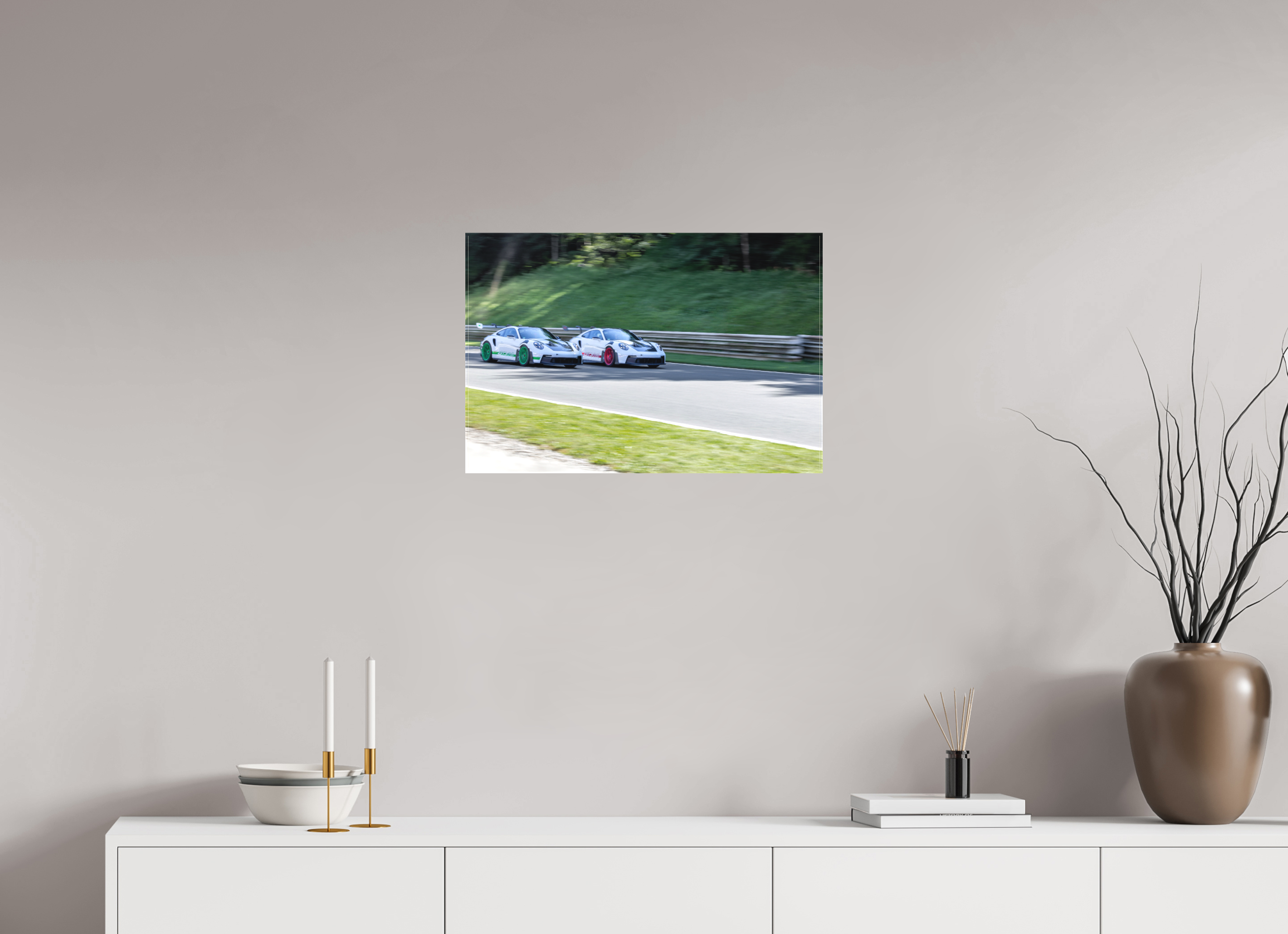 60 x 40 cm, Leinwand Side by Side