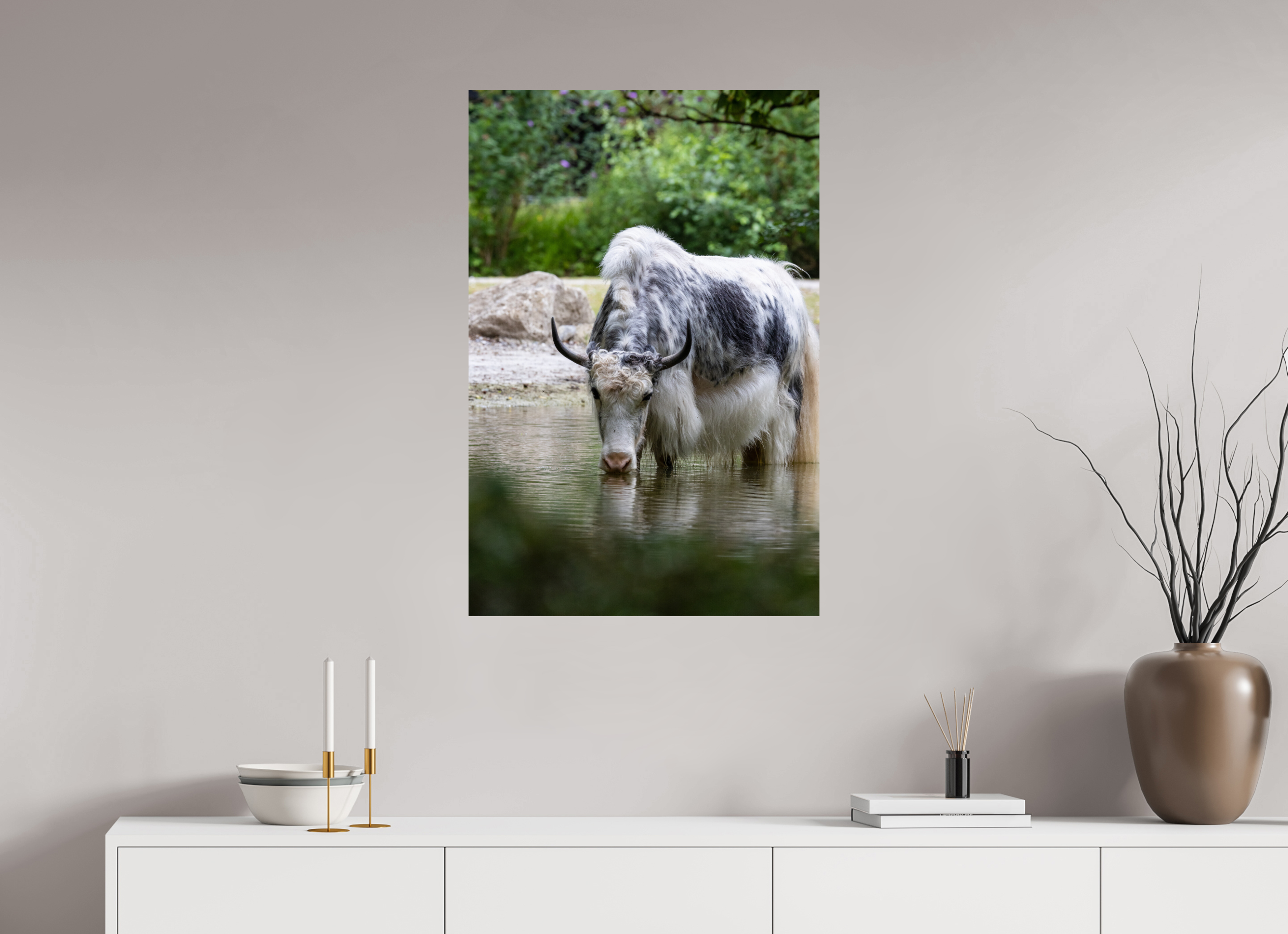 60 x 90 cm, Fine Art Print auf Alu-Dibond Quiet Thirst