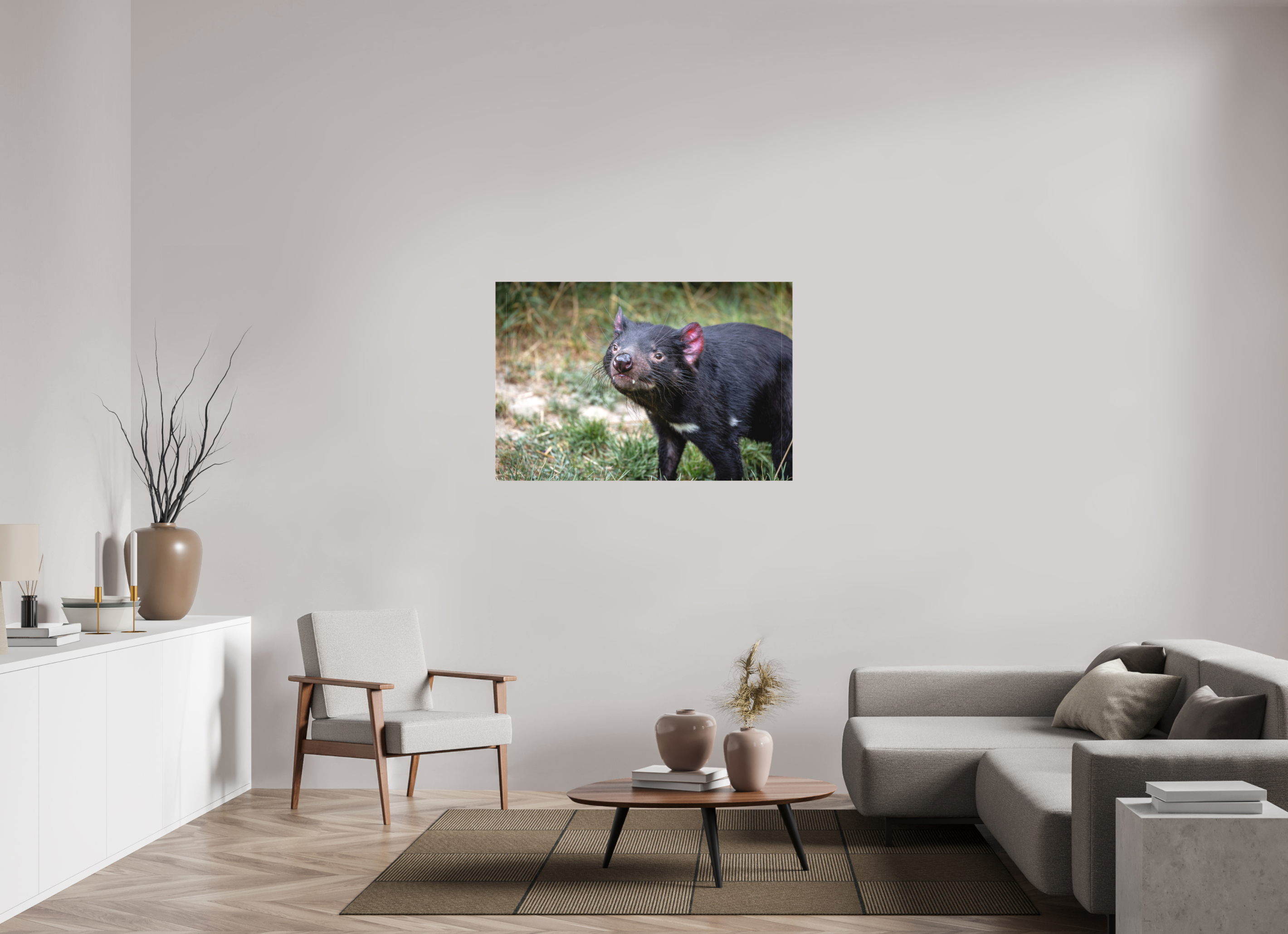 120 x 80 cm, Leinwand Friendly Devil