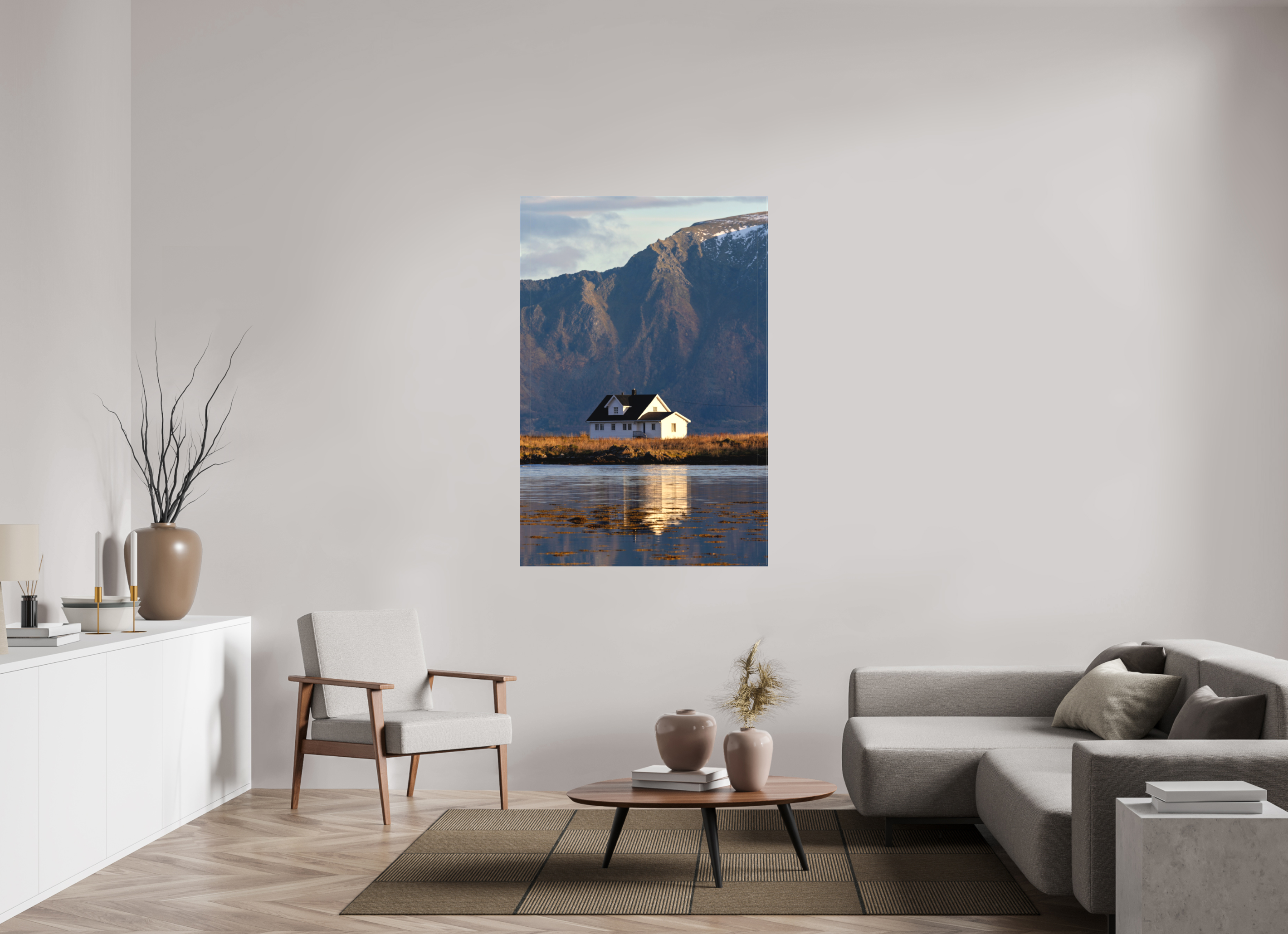 100 x 150 cm, Leinwand House by the Sea