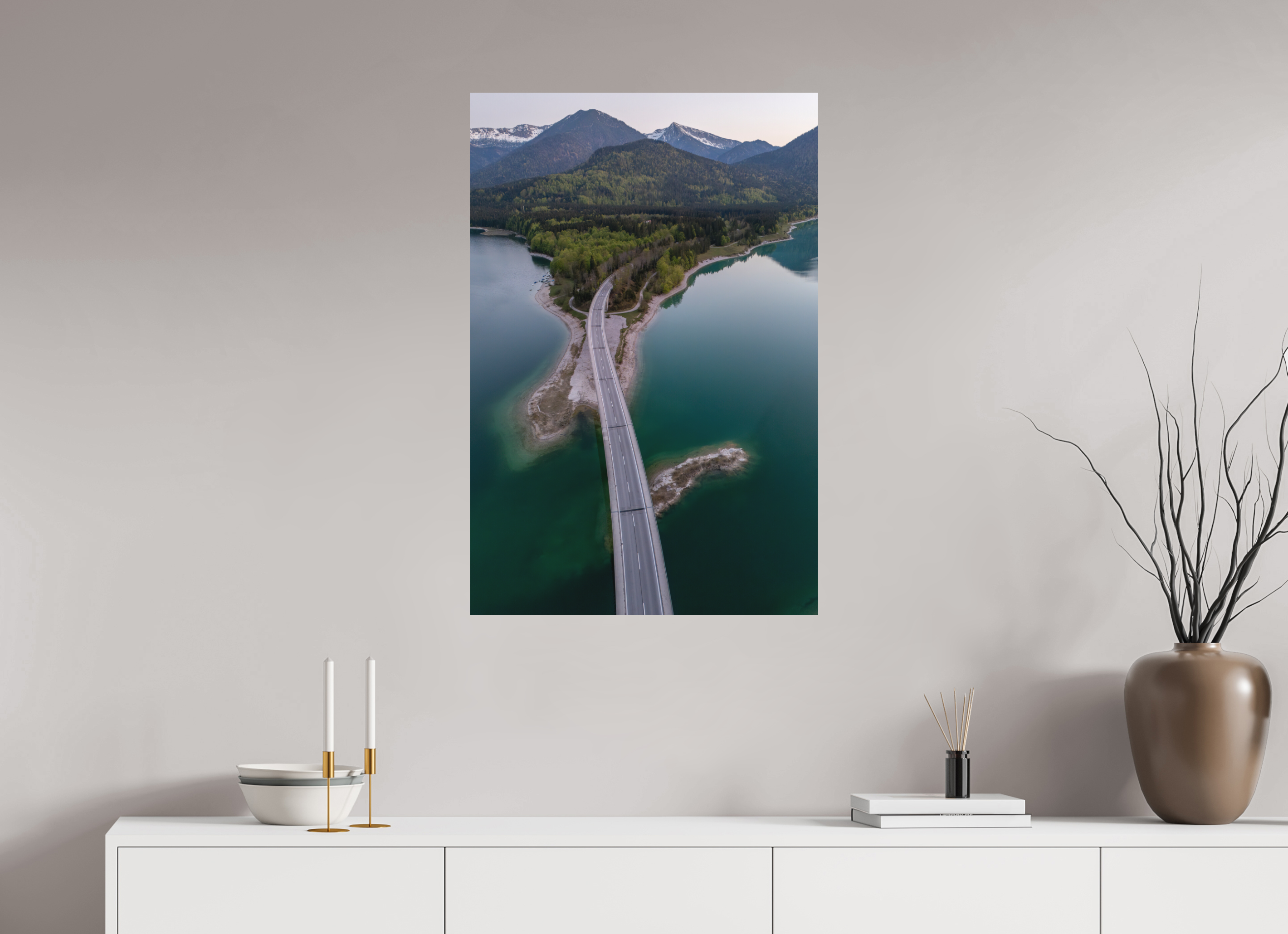 60 x 90 cm, Fine-Art Matt Bridge to Serenity