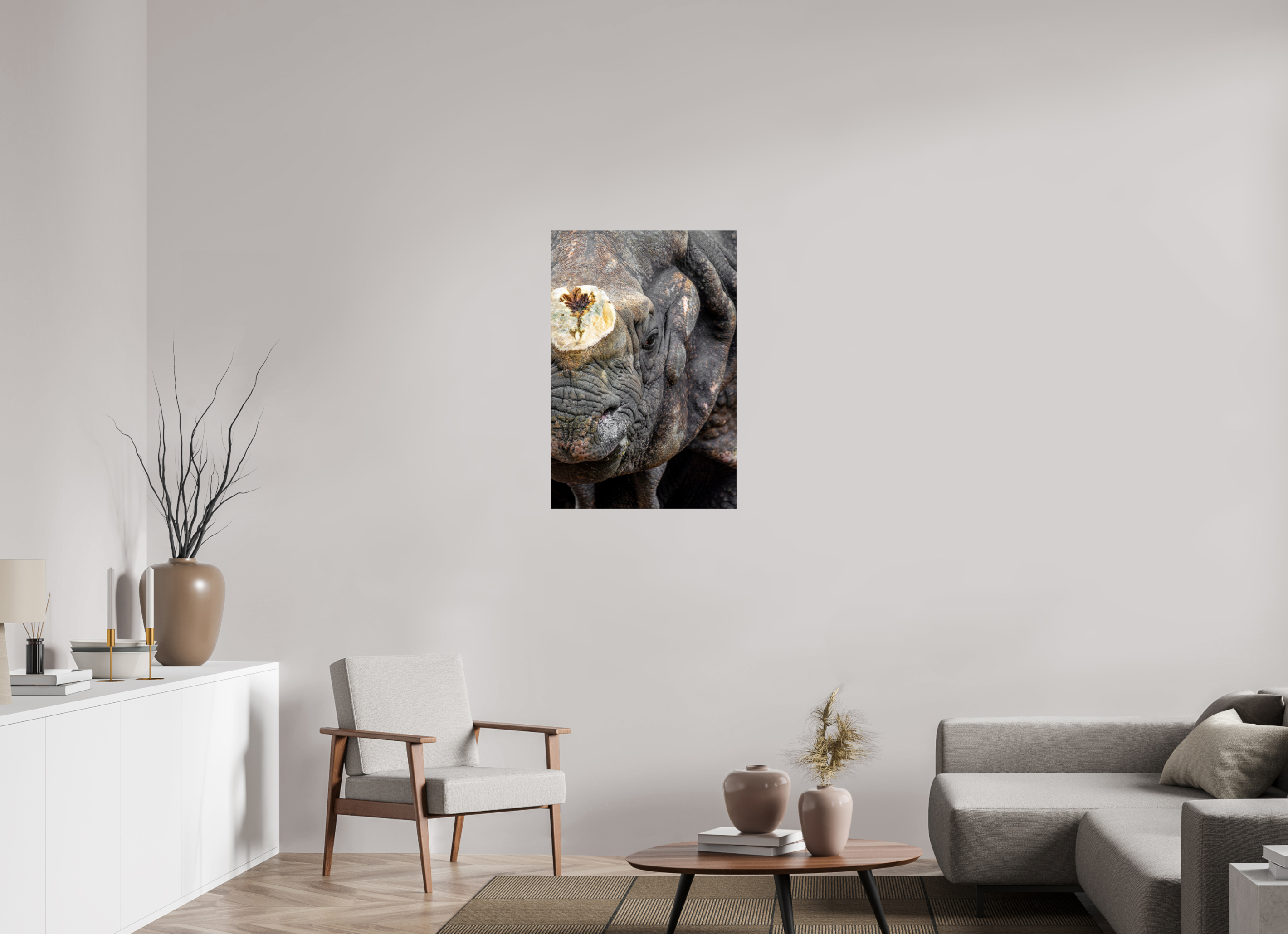 60 x 90 cm, Foto-Abzug hinter Acrylglas glänzend Iron Majesty