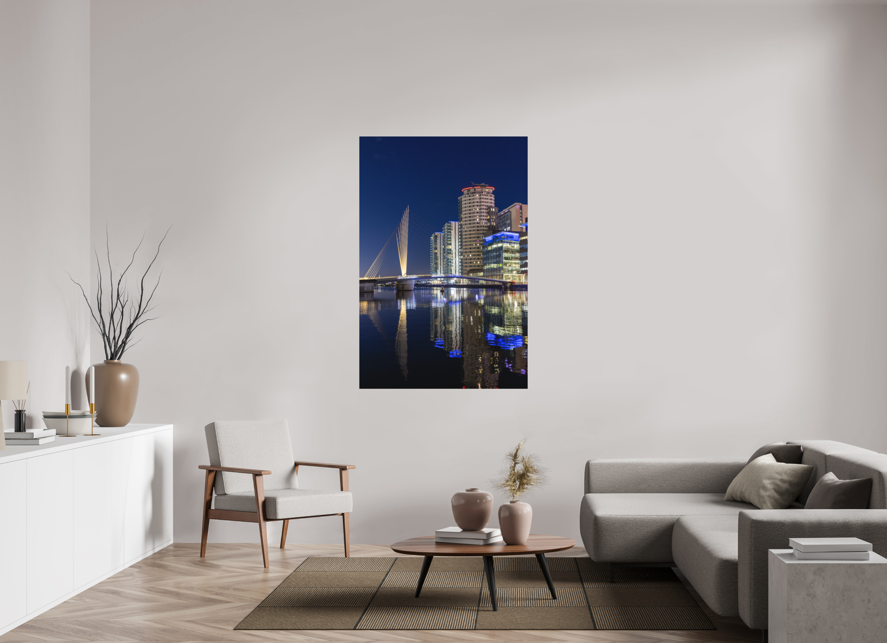 100 x 150 cm, Fine-Art Print Matt Reflected Nights