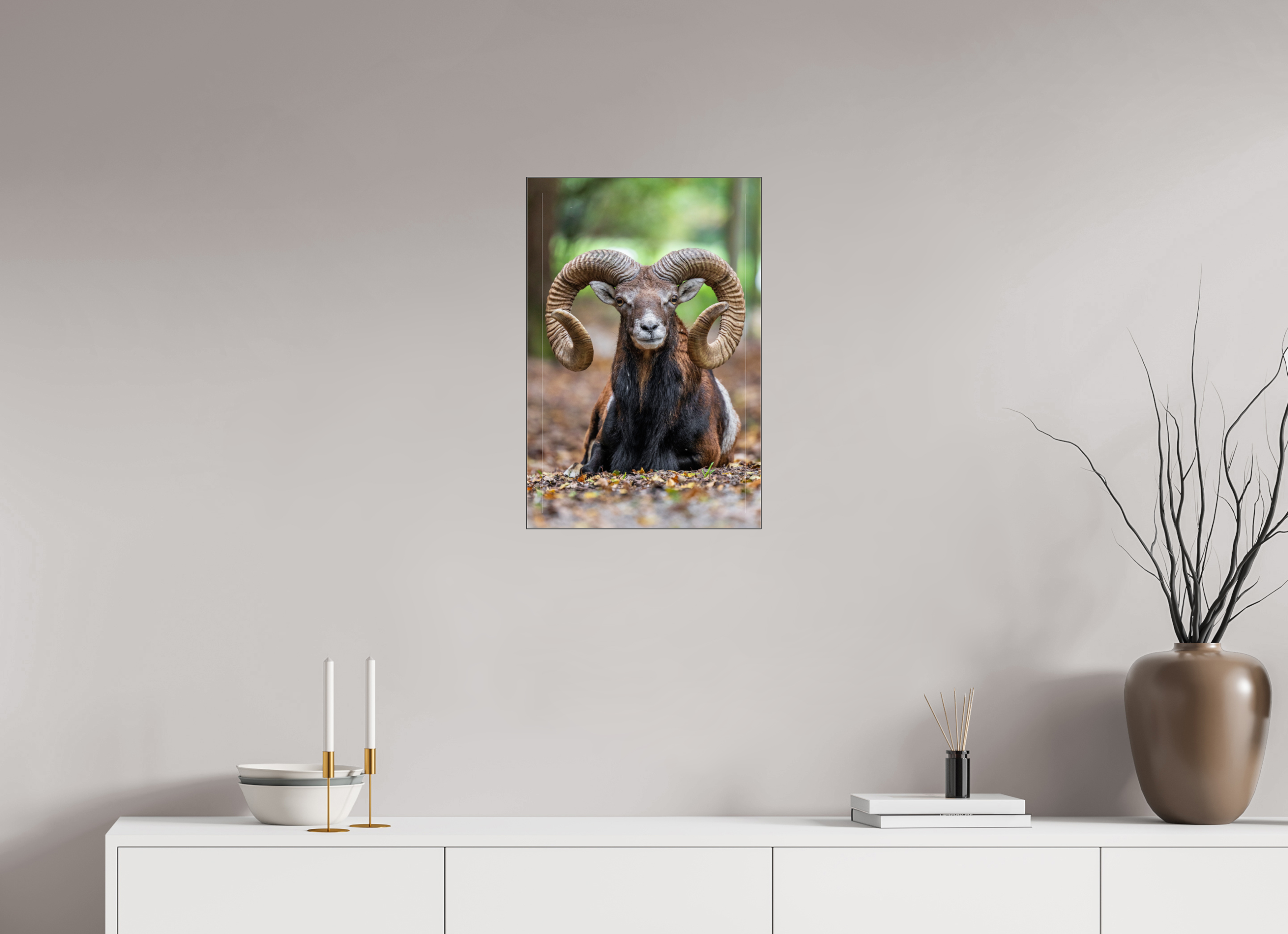 40 x 60 cm, Foto-Abzug hinter Acrylglas glänzend Majestic Rest