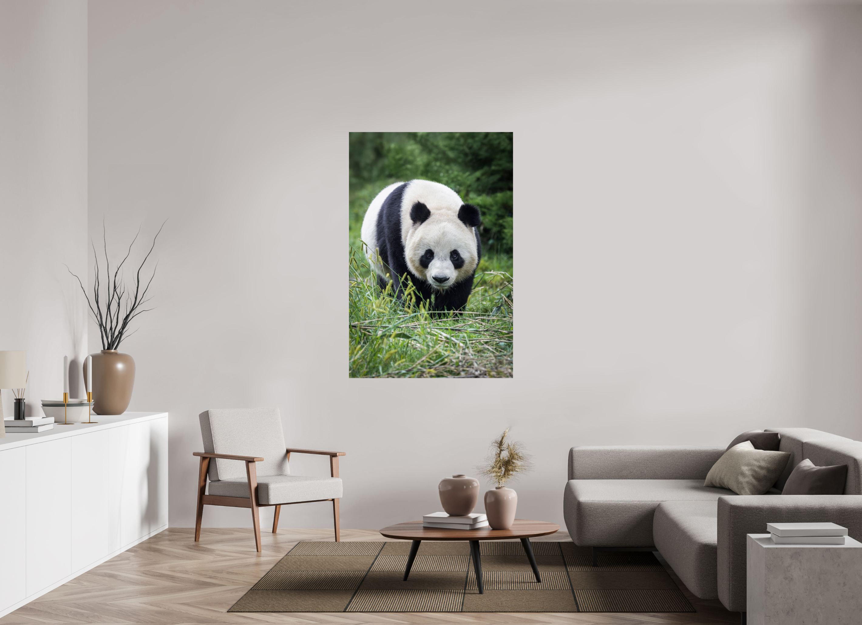 100 x 150 cm, Fine Art Print auf Alu-Dibond Forest Friend
