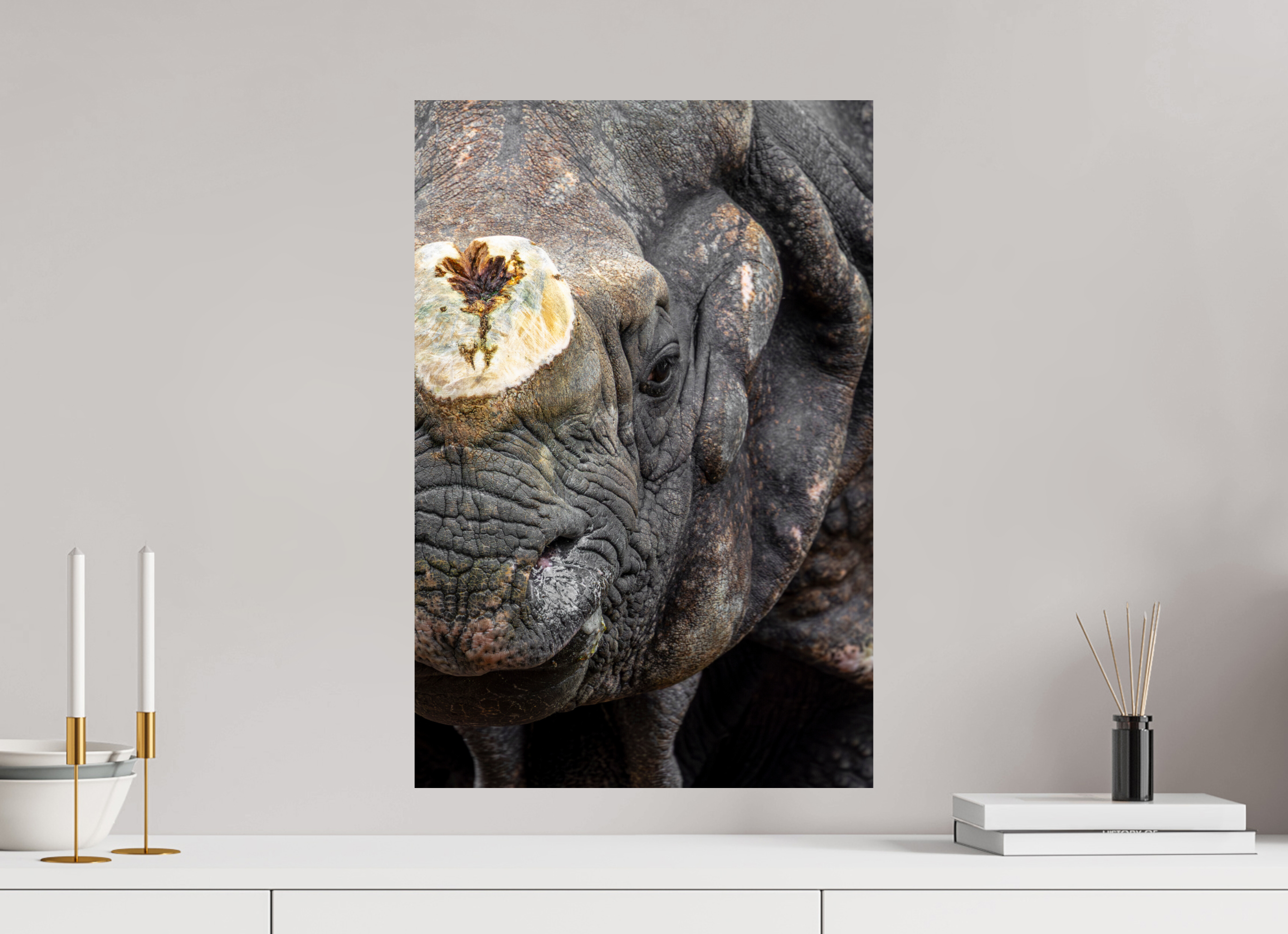 40 x 60 cm, Fine Art Print auf Alu-Dibond Iron Majesty